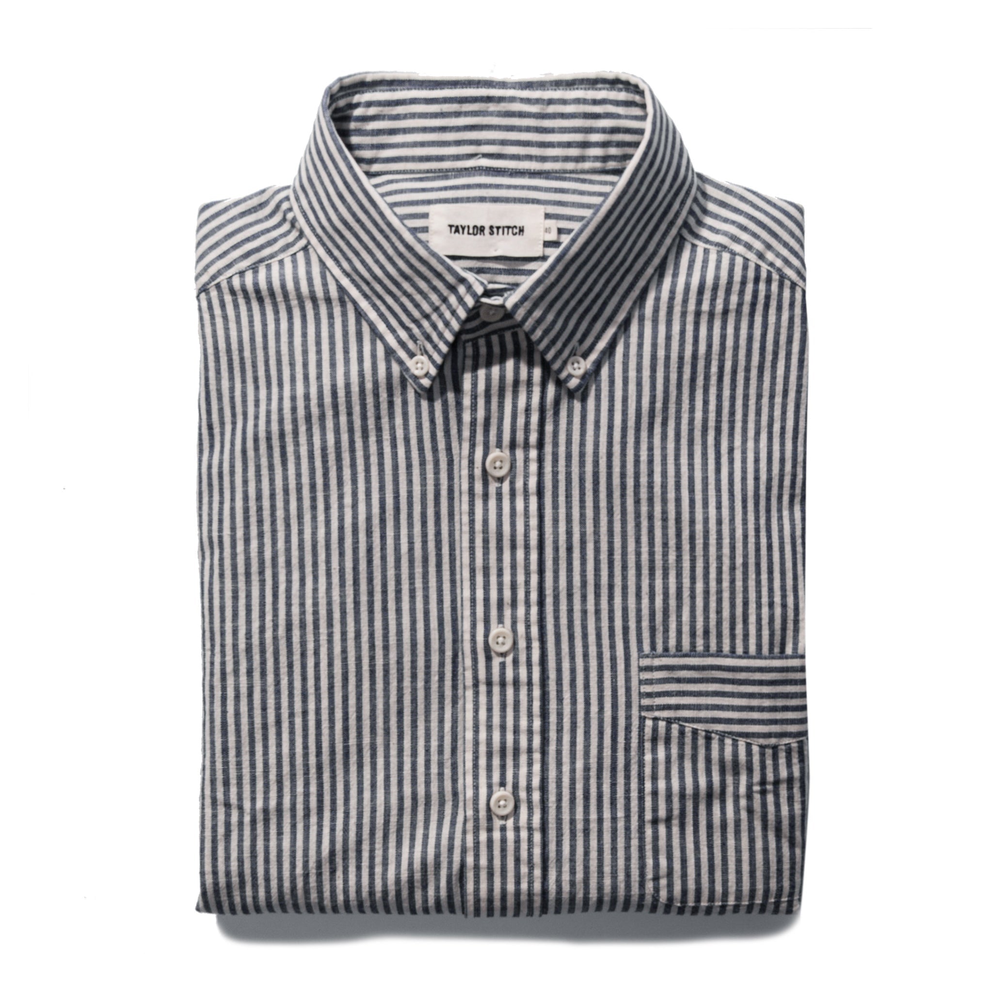 Natural Striped Chambray Jack Q134287