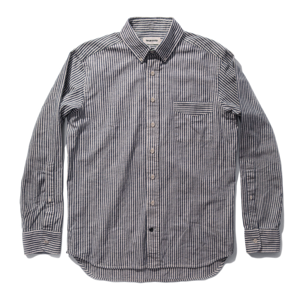 Natural Striped Chambray Jack Q134287