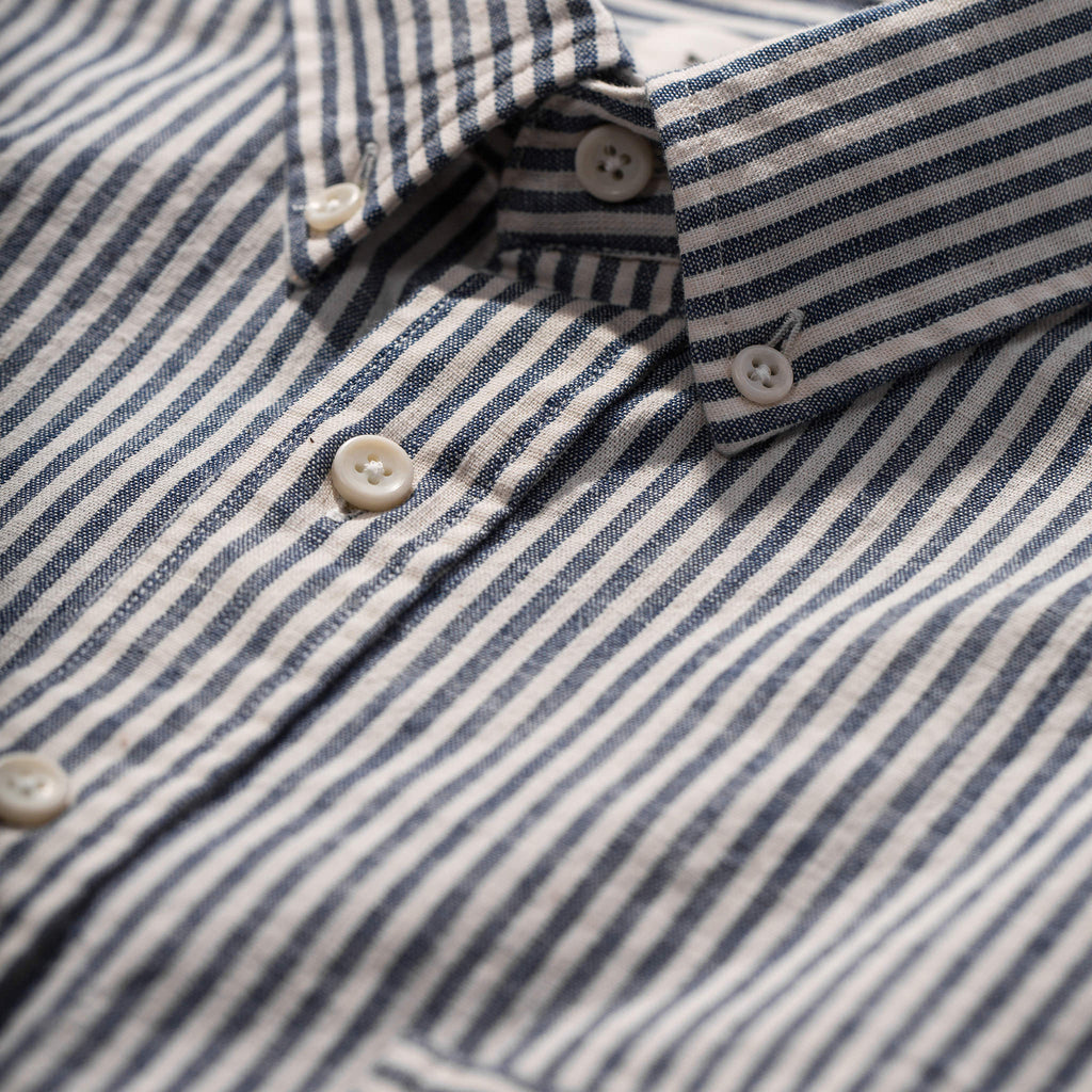 Natural Striped Chambray Jack Q134287