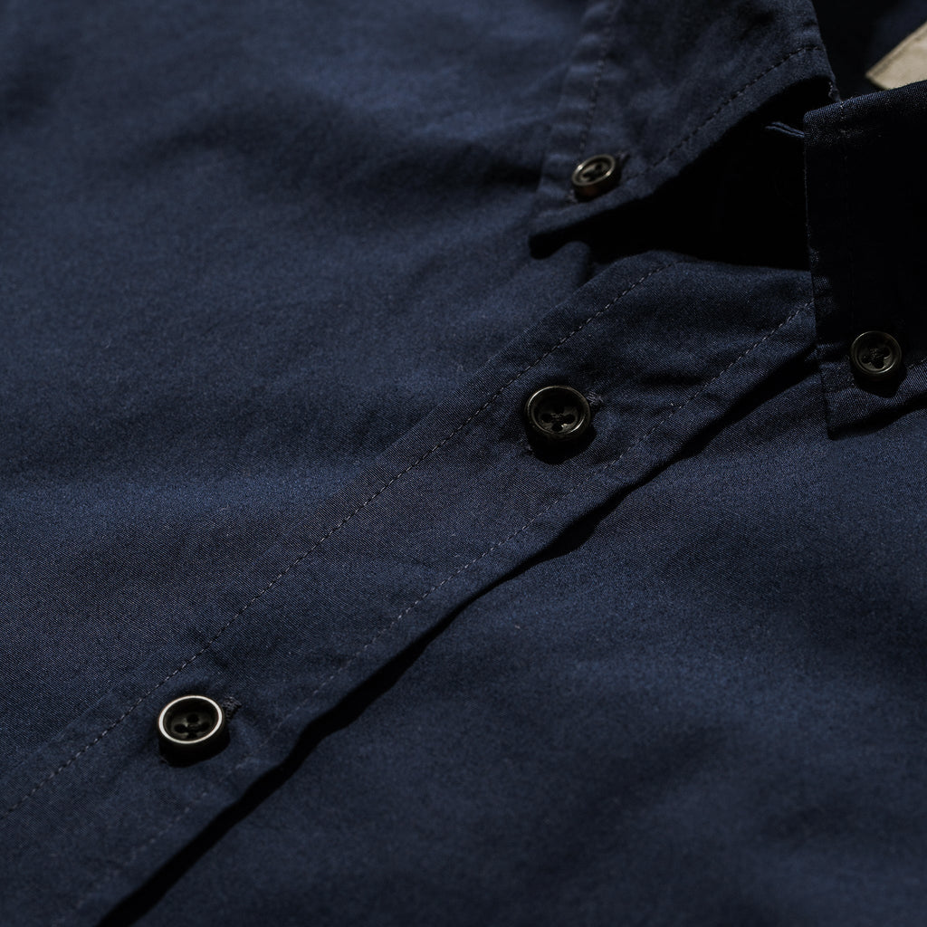 Jacket in Washed Navy Poplin H899