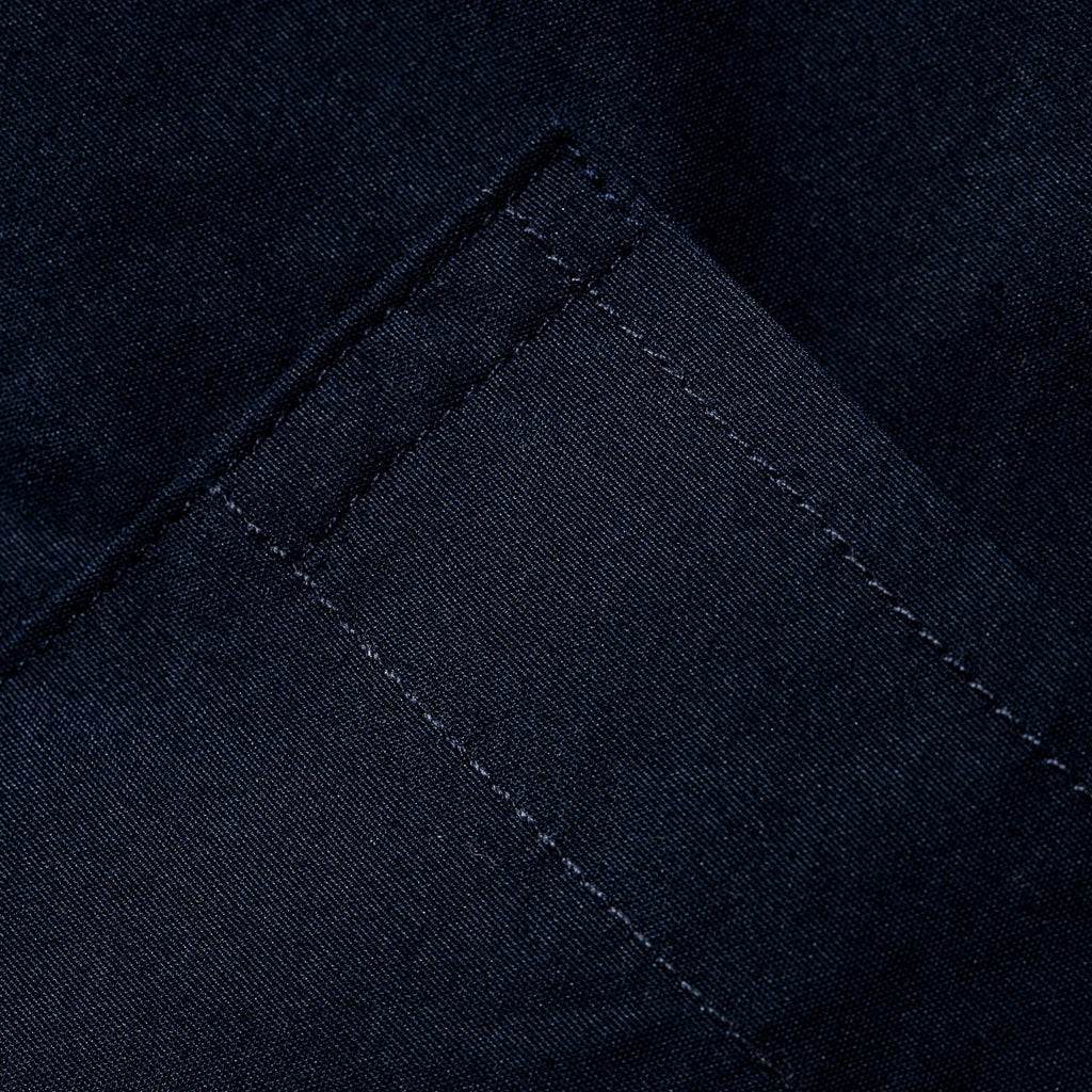 Jacket in Washed Navy Poplin H899