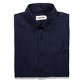Jacket in Washed Navy Poplin H899