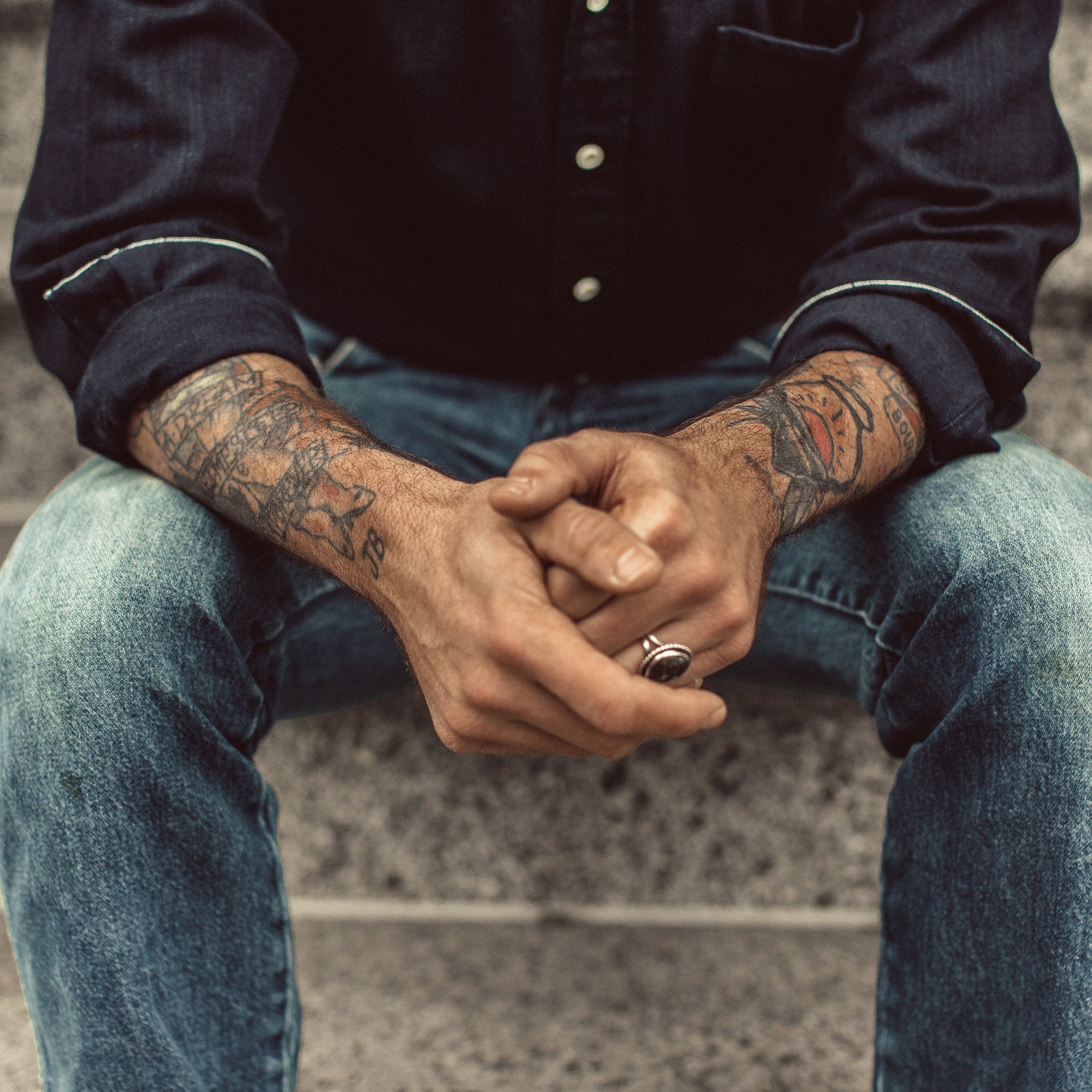 Jack in Washed Indigo Twill J514