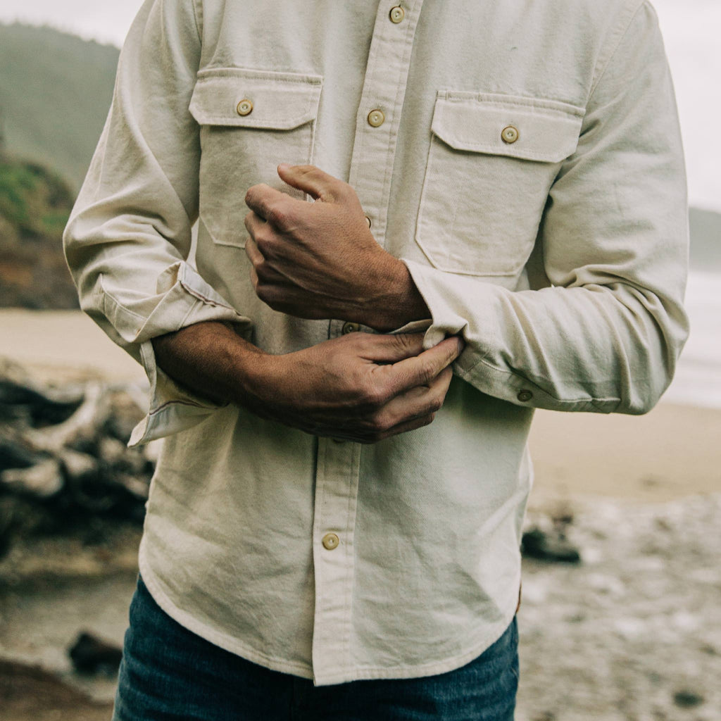 Natural Selvage Division Shirt B141