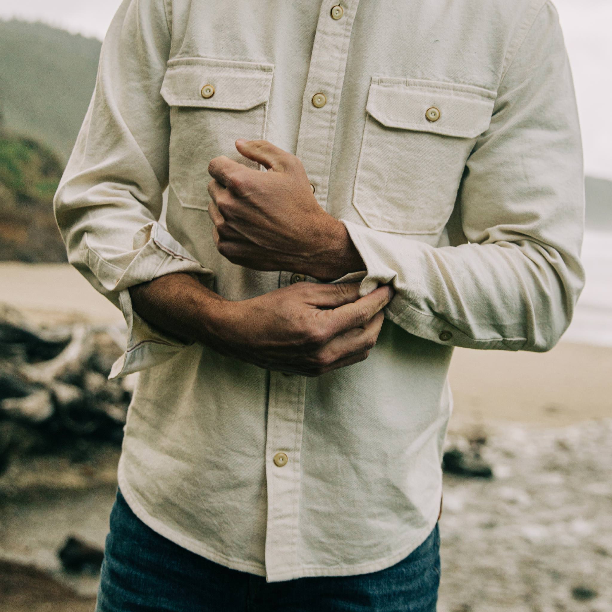 Natural Selvage Division Shirt B141