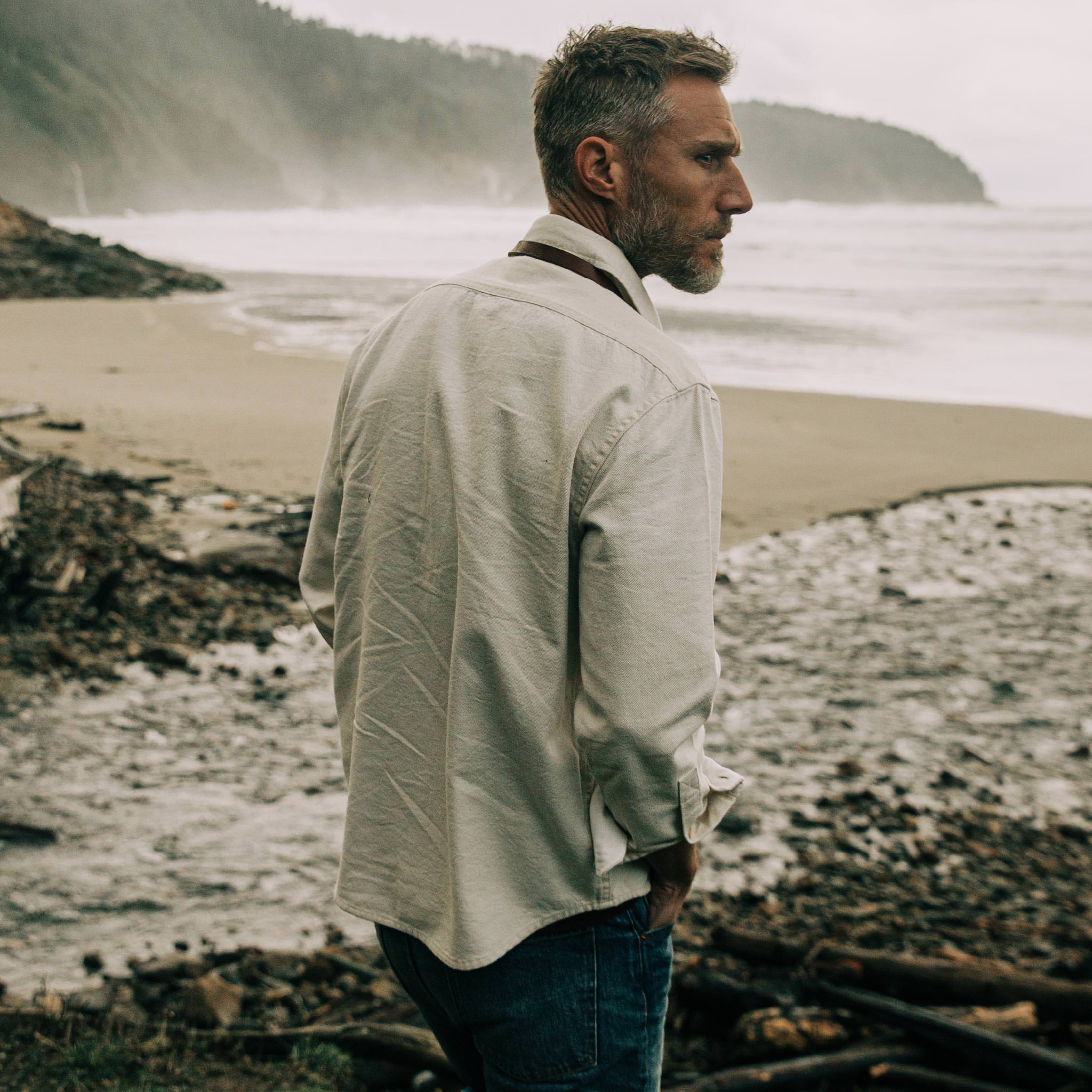 Natural Selvage Division Shirt B141