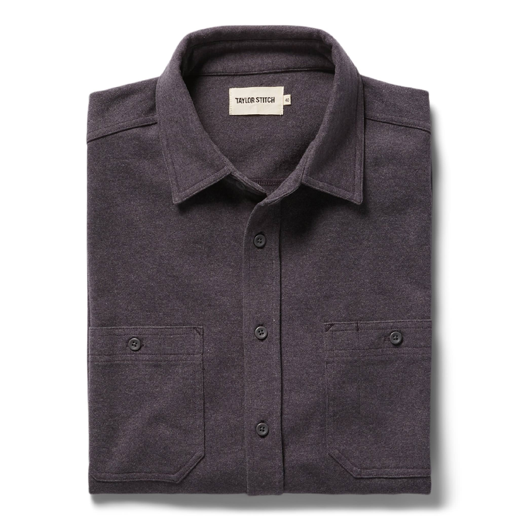 Heavy Bag Utility Shirt in Dark Charcoal Y382853