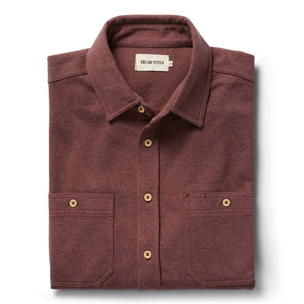 Heavy Bag Utility Shirt in Russet V2698
