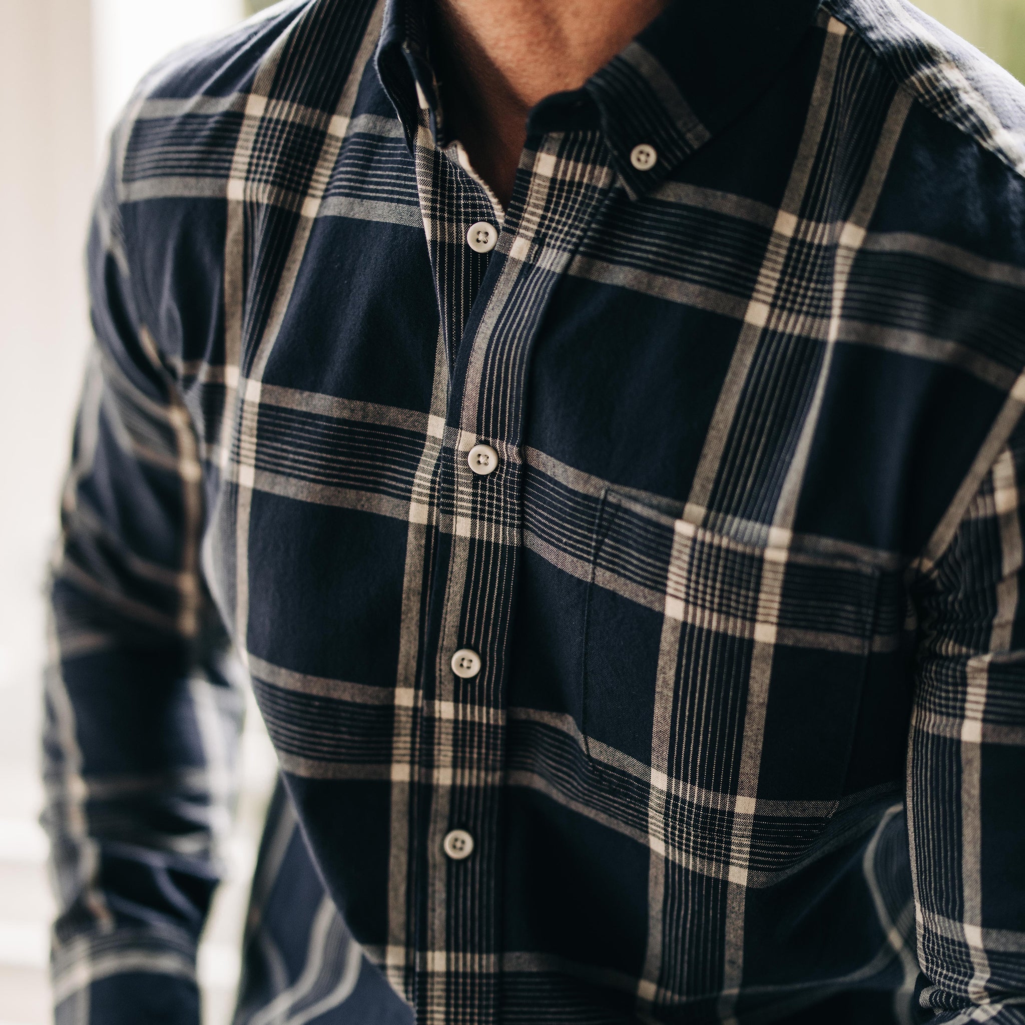 Jacket in Midnight Plaid R432