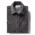 Dark Charcoal Crepe Cord Utility Shirt V9762