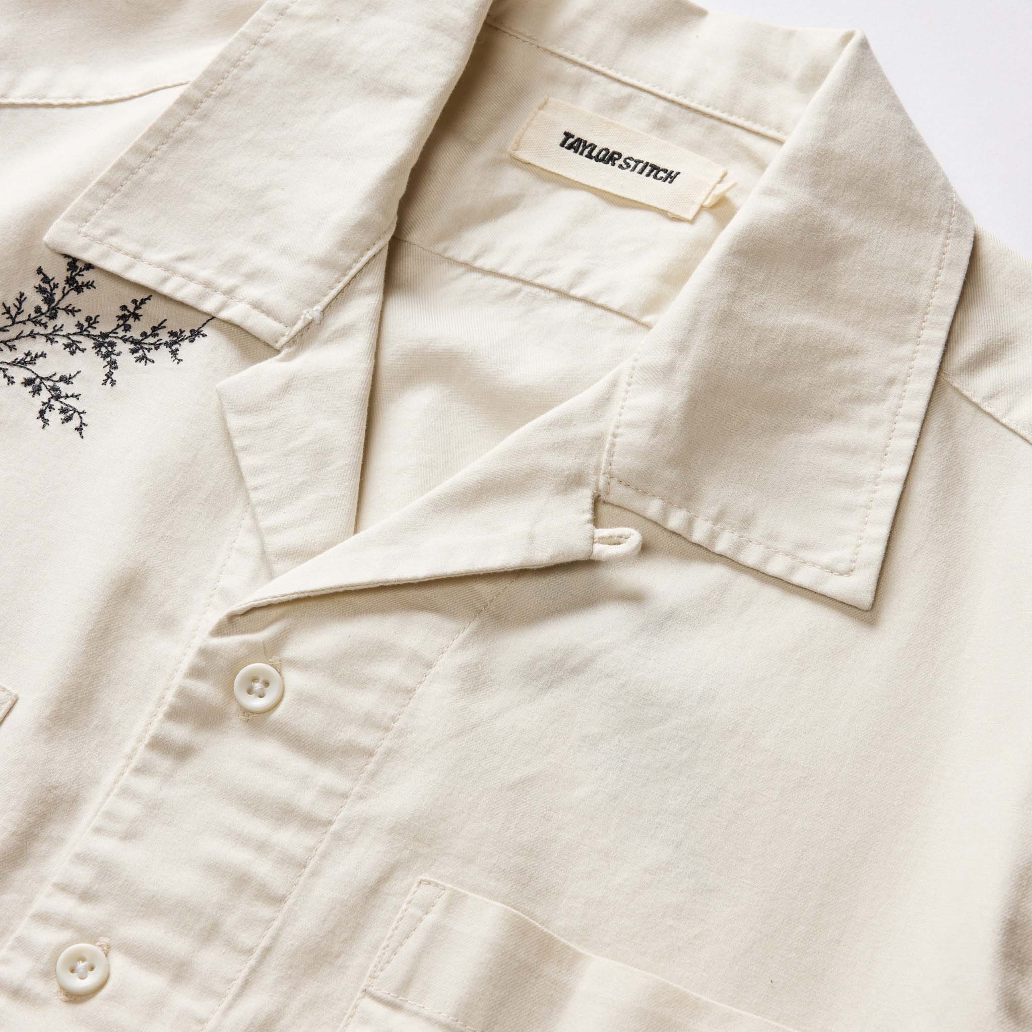 Seaside Embroidery Shirt K3794