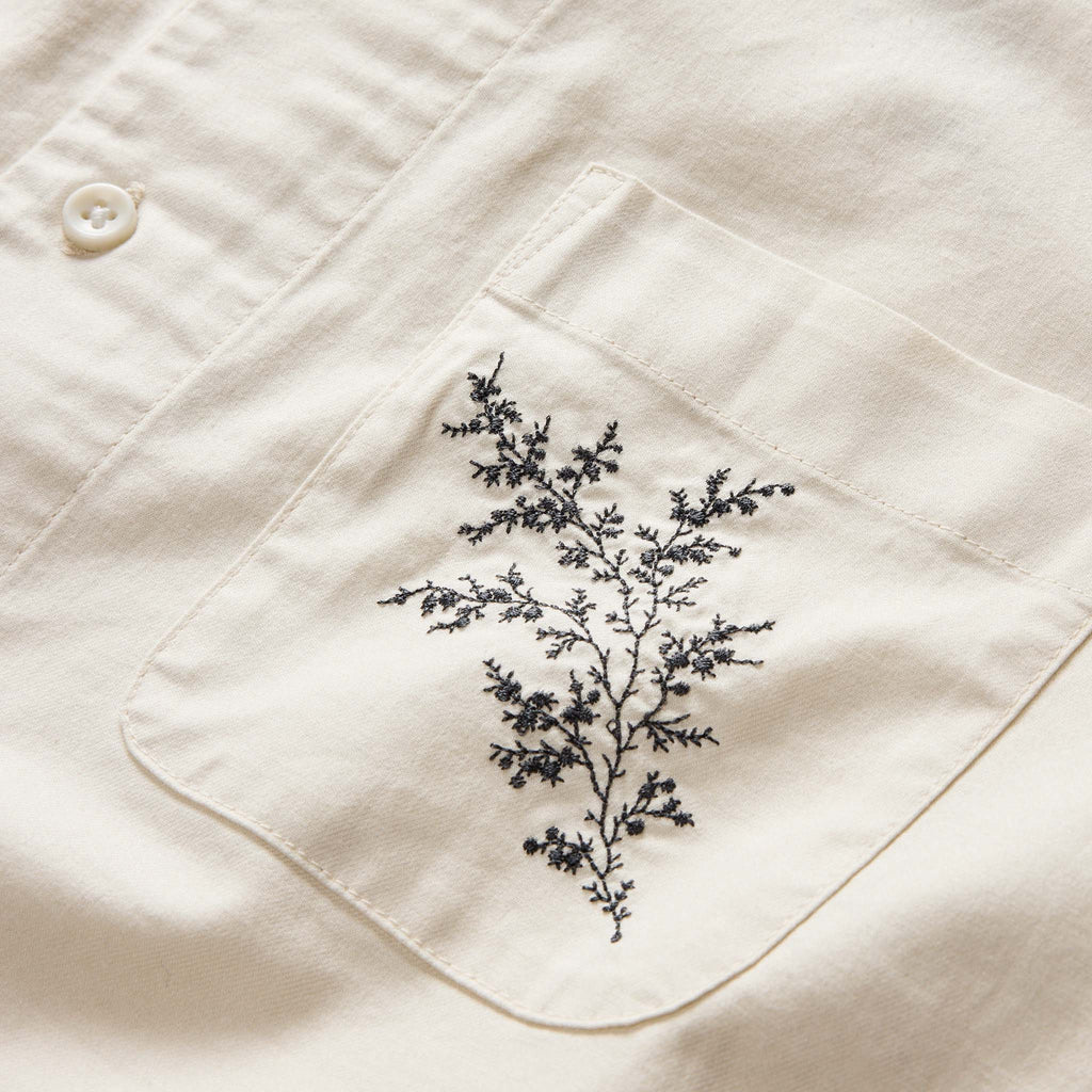 Seaside Embroidery Shirt K3794