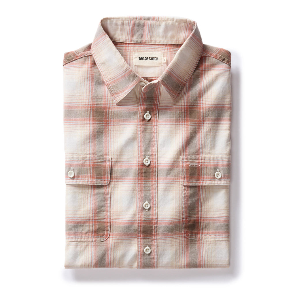 Brick Shadow Plaid Craftsman Shirt P3634