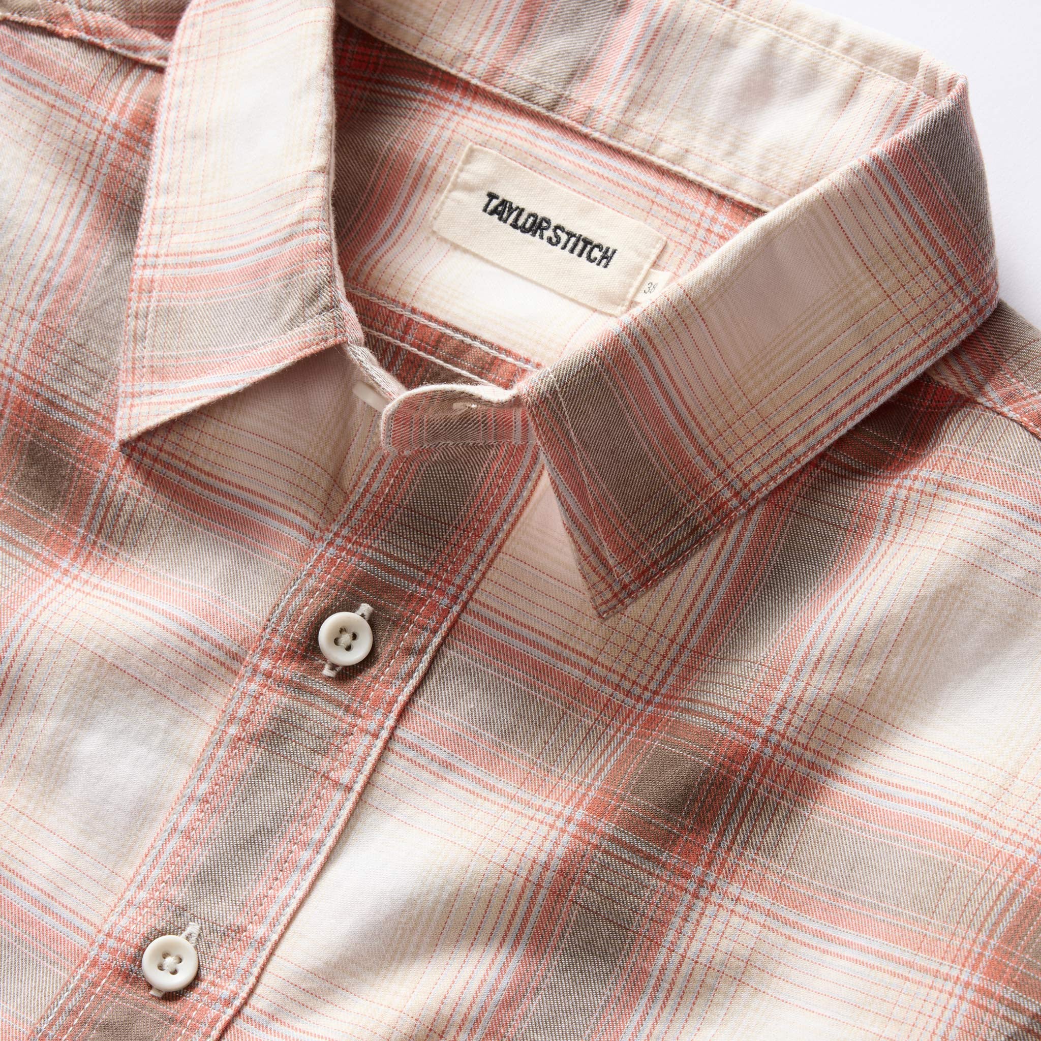 Brick Shadow Plaid Craftsman Shirt P3634