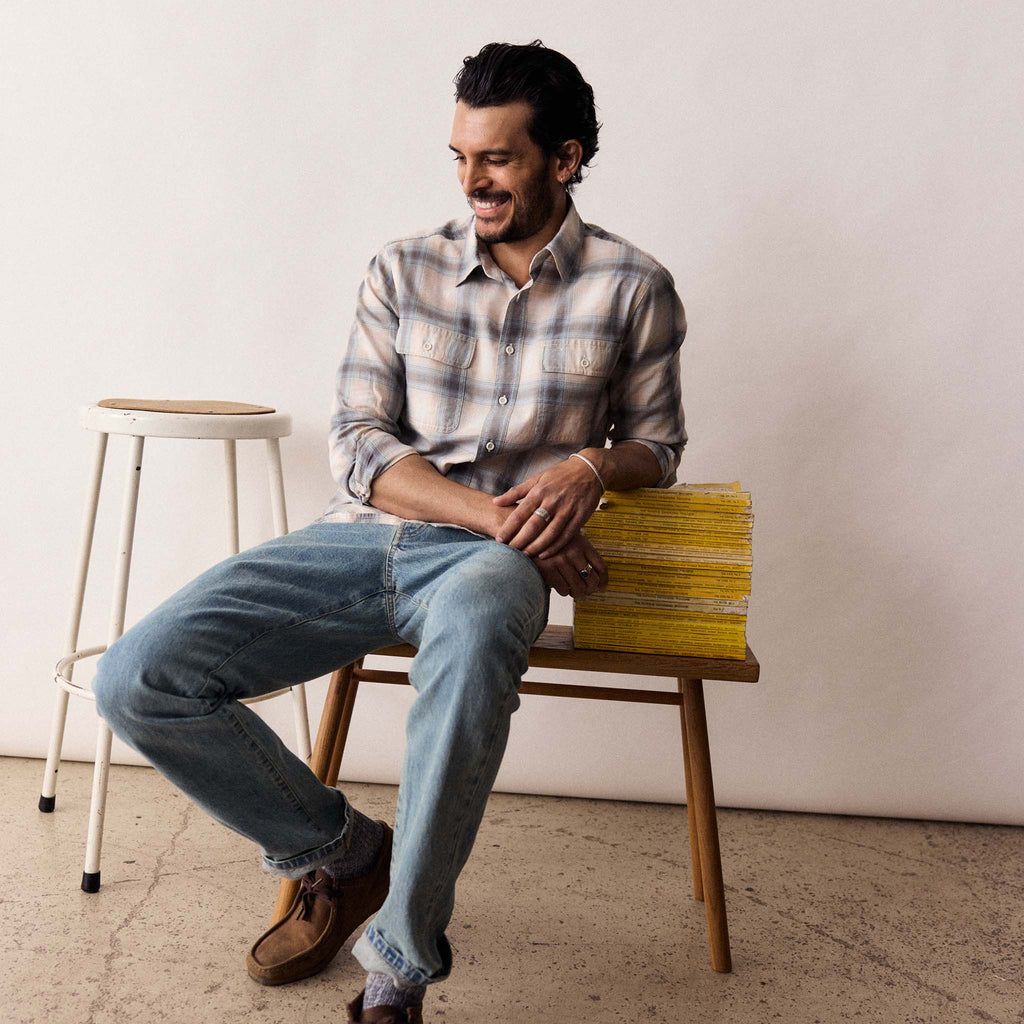 Sky Shadow Plaid Craftsman Shirt P400