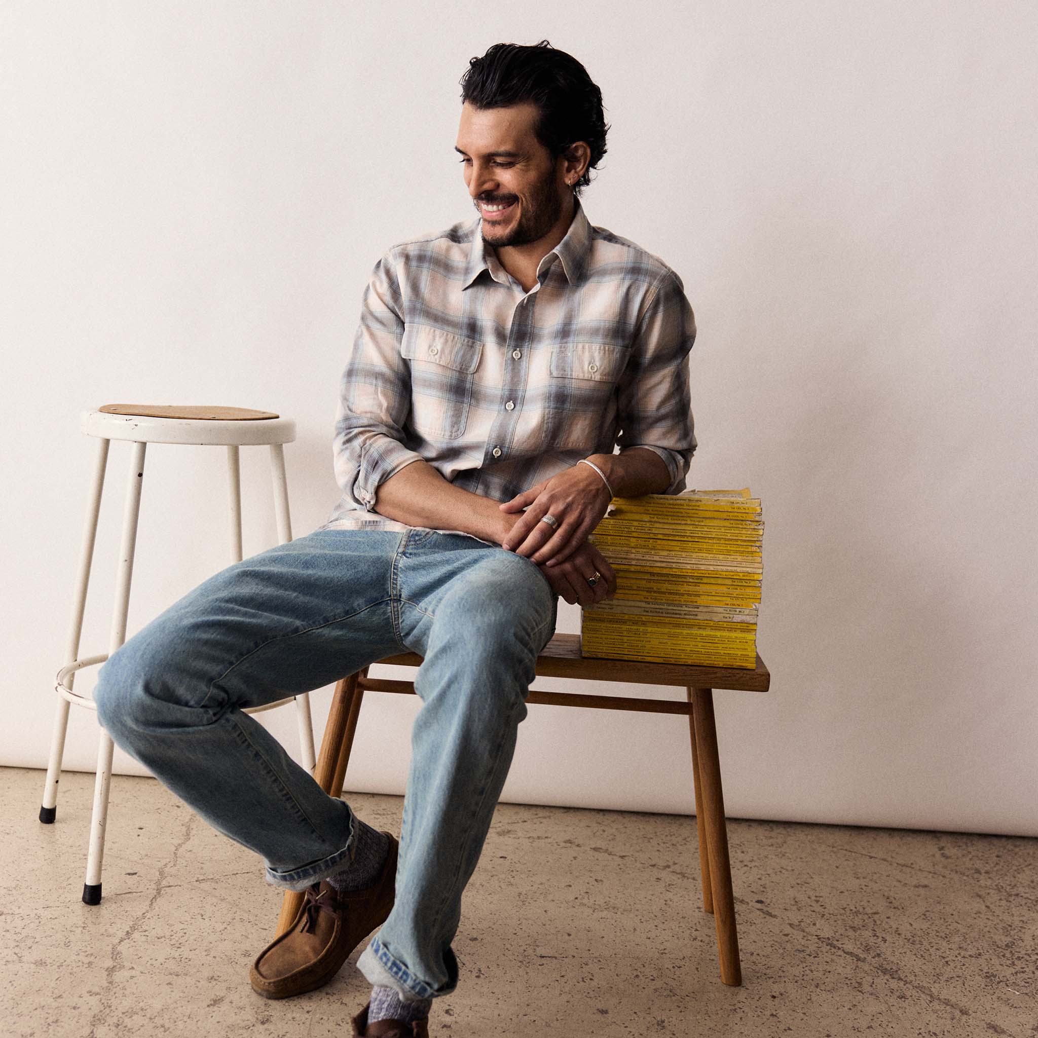 Sky Shadow Plaid Craftsman Shirt P400