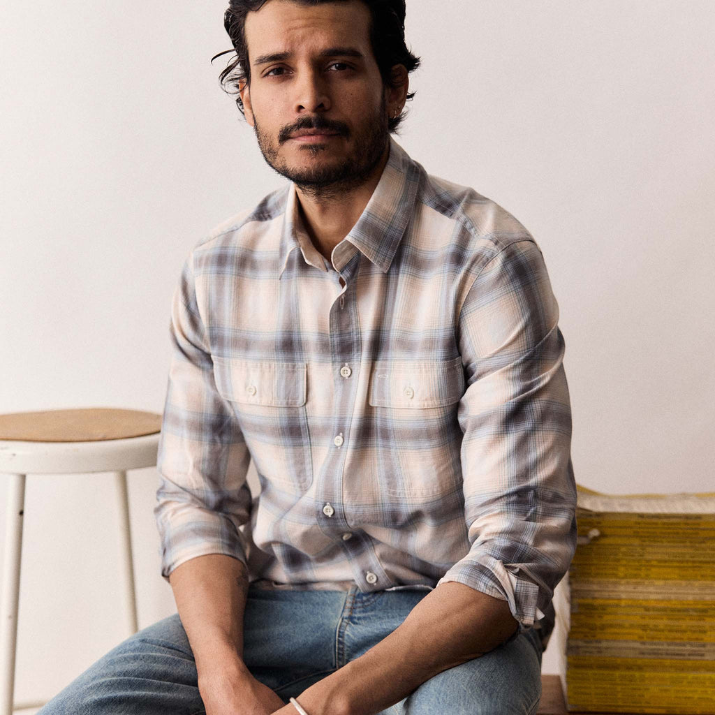 Sky Shadow Plaid Craftsman Shirt P400