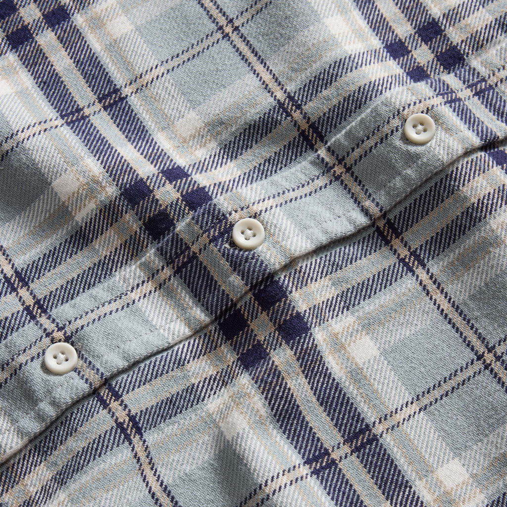 Faded Blue Plaid Shirt J30473