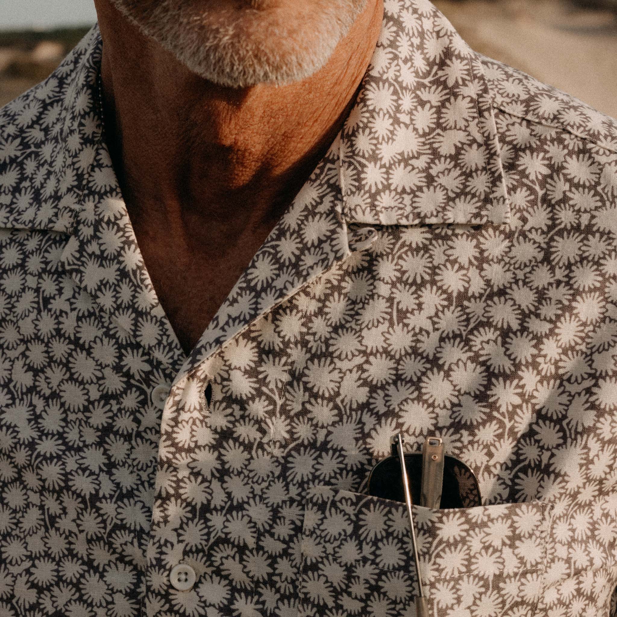 Fig Floral Short Sleeve Shirt L338