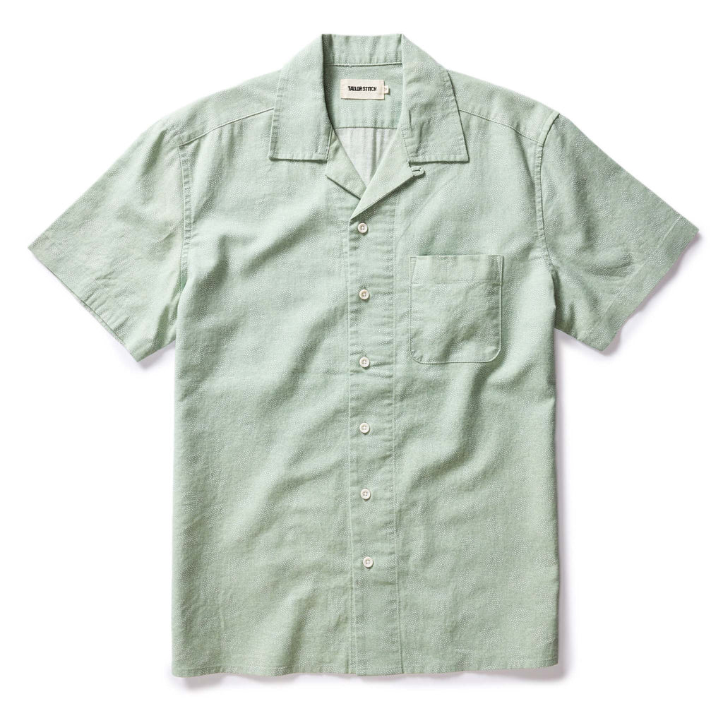Sea Moss Floral Short Sleeve Shirt E50222