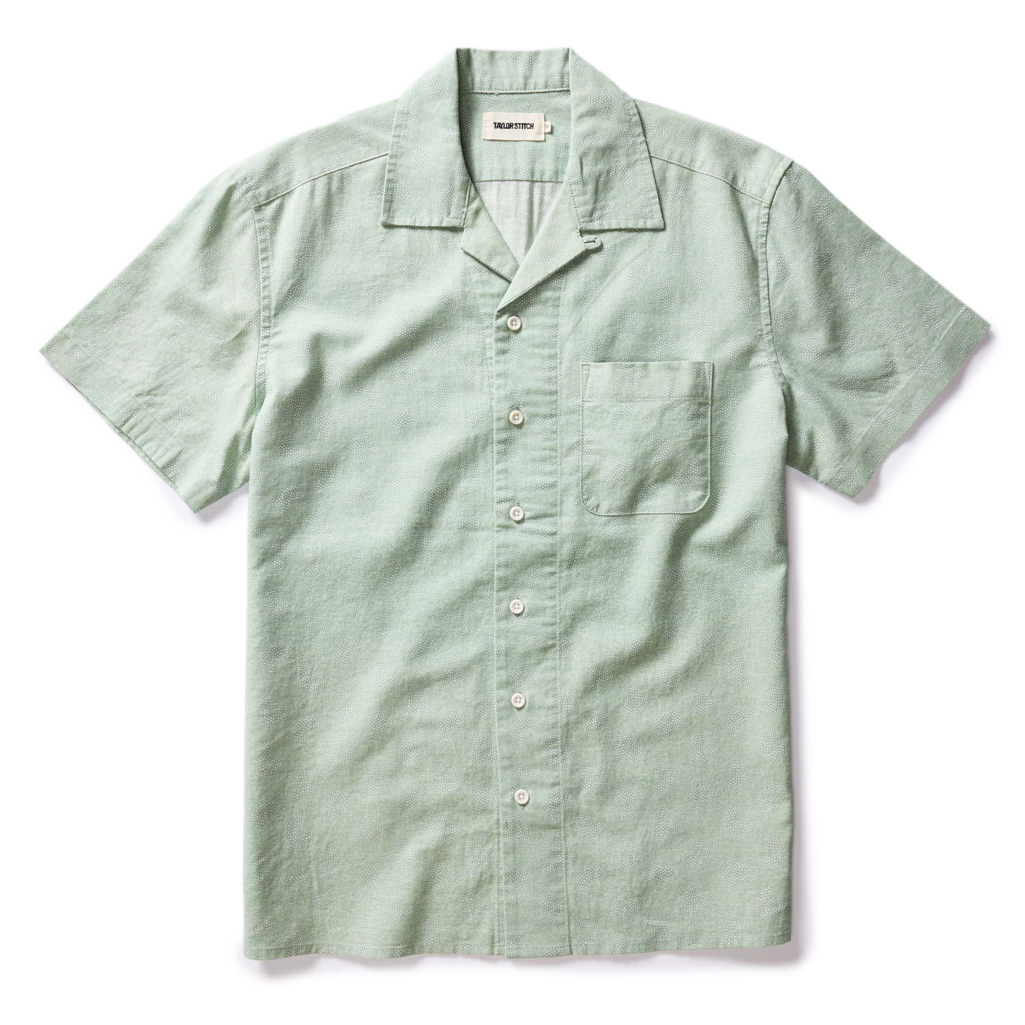 Sea Moss Floral Short Sleeve Shirt E50222