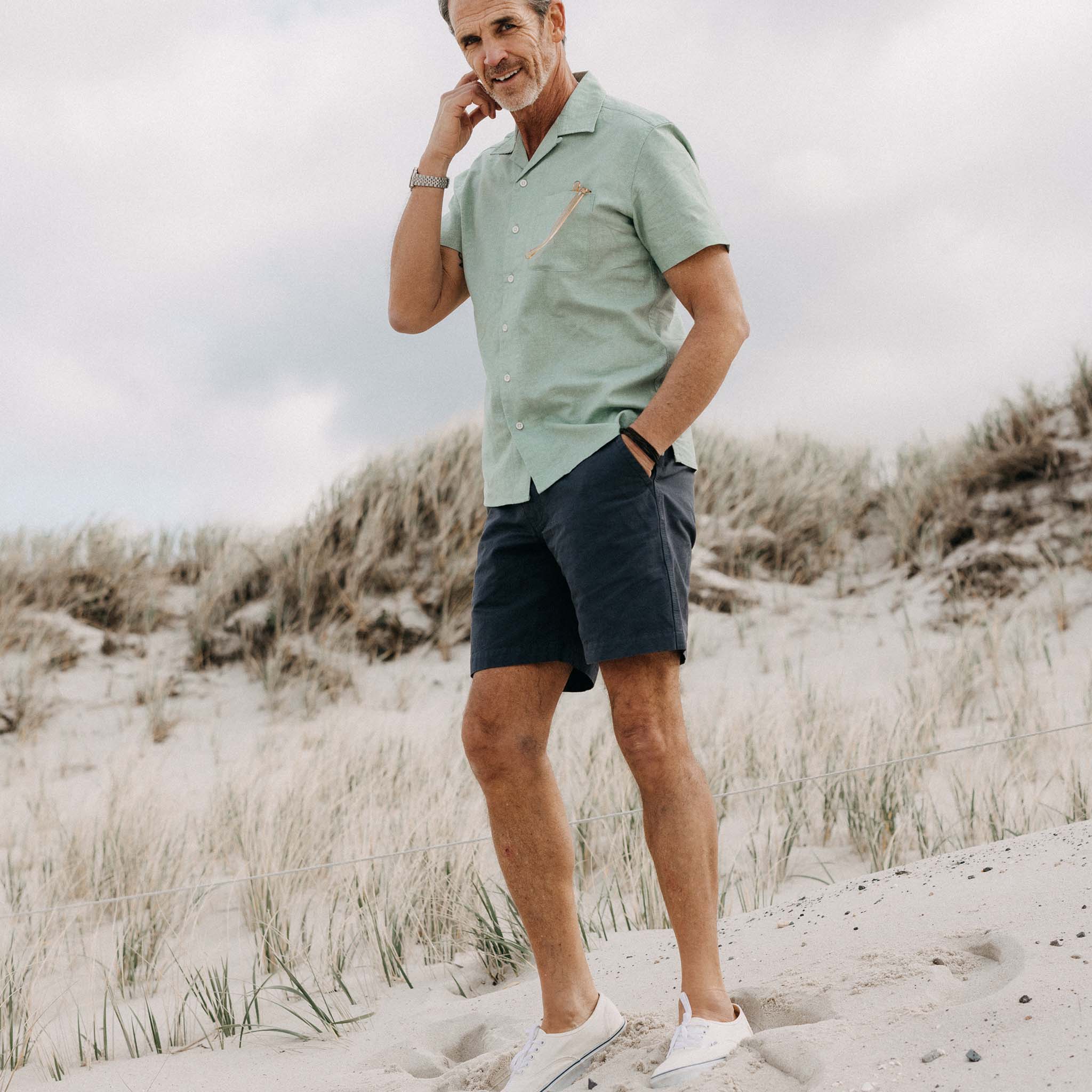 Sea Moss Floral Short Sleeve Shirt E50222