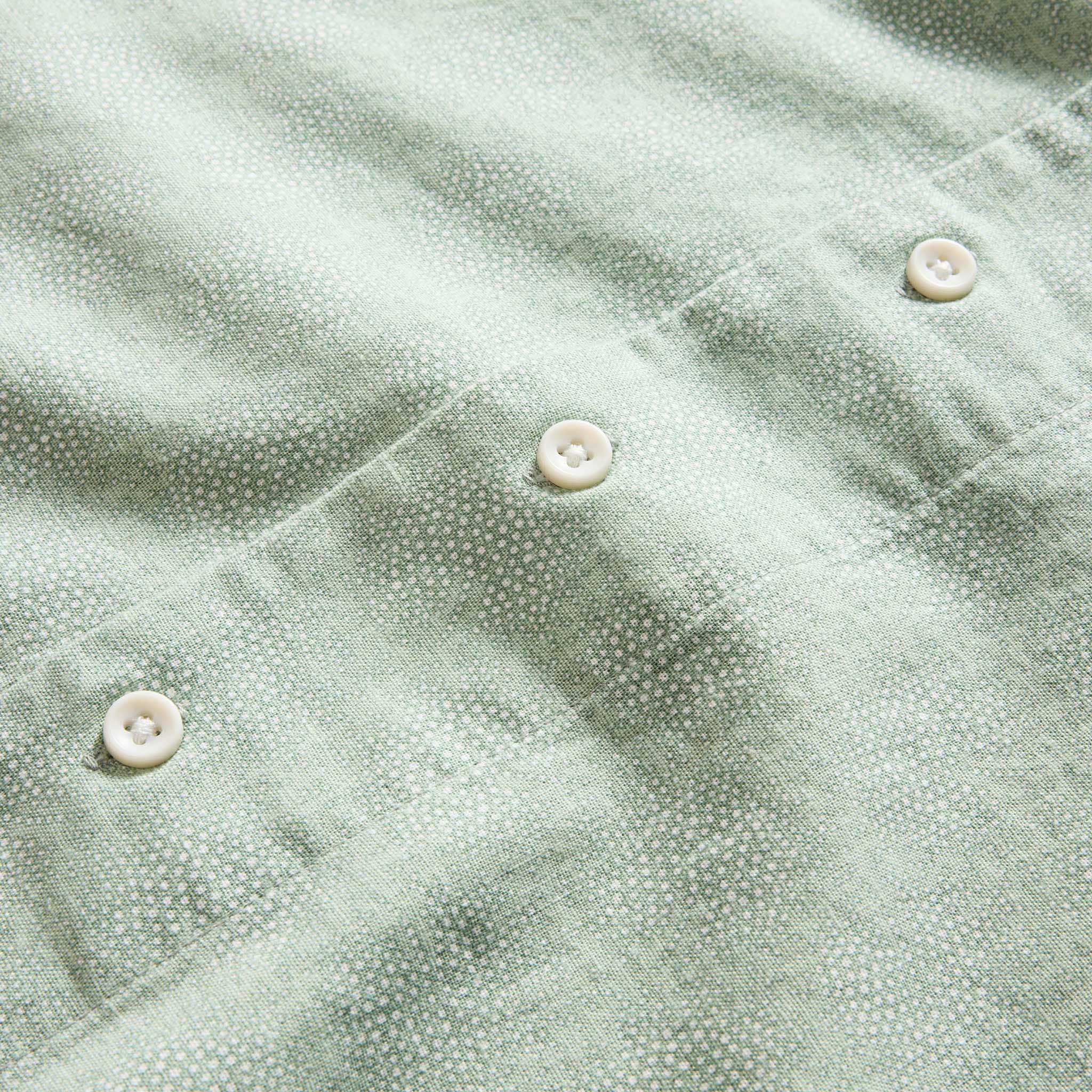 Sea Moss Floral Short Sleeve Shirt E50222