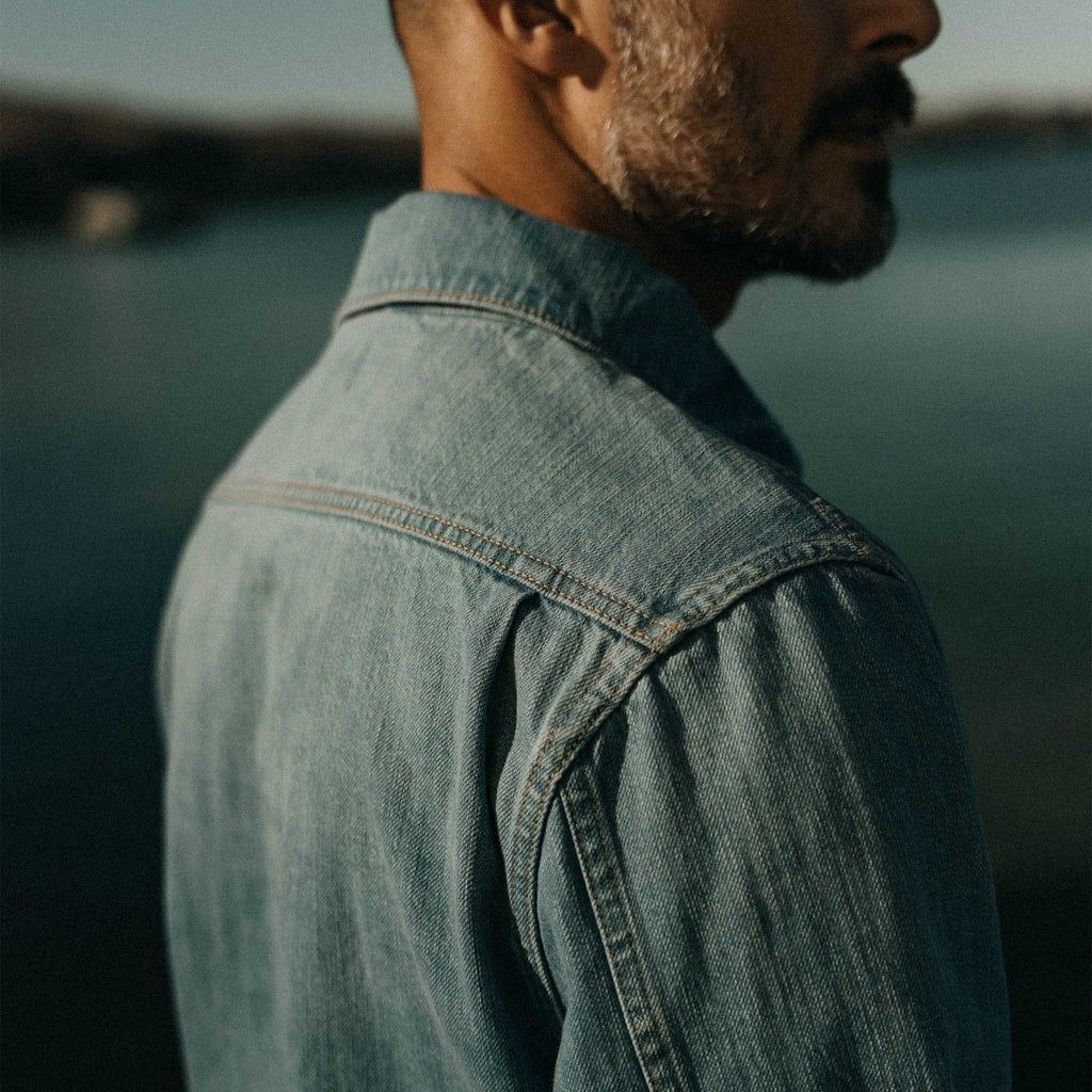 Washed Selvedge Denim Pullover Y264