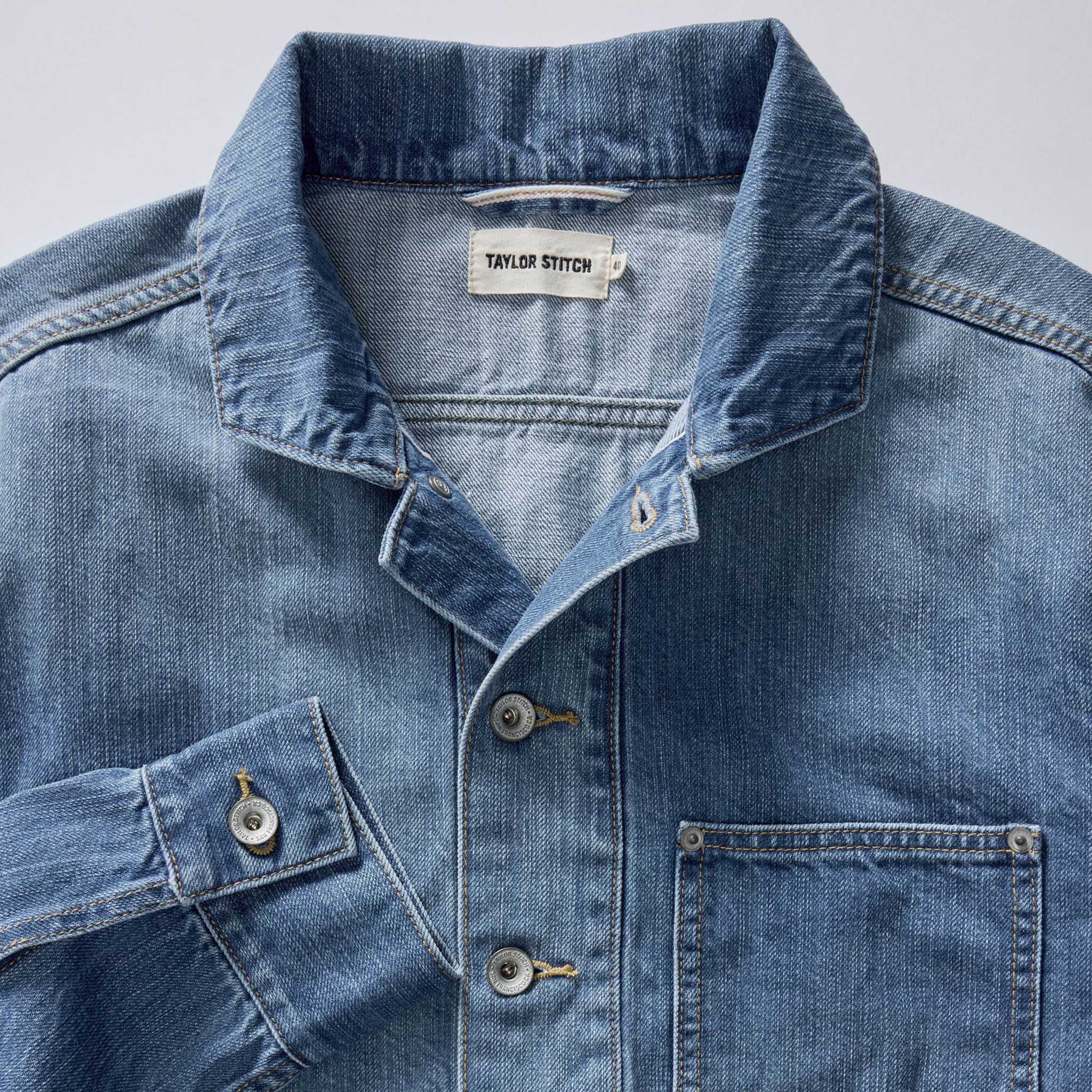 Washed Selvedge Denim Pullover Y264