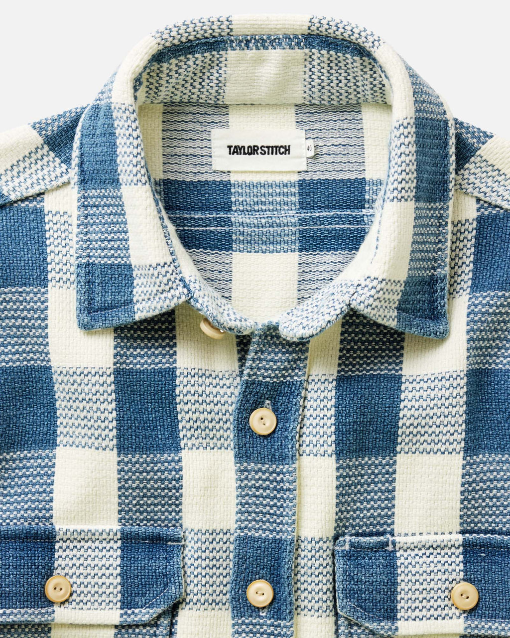 The Division Shirt in Washed Indigo Check