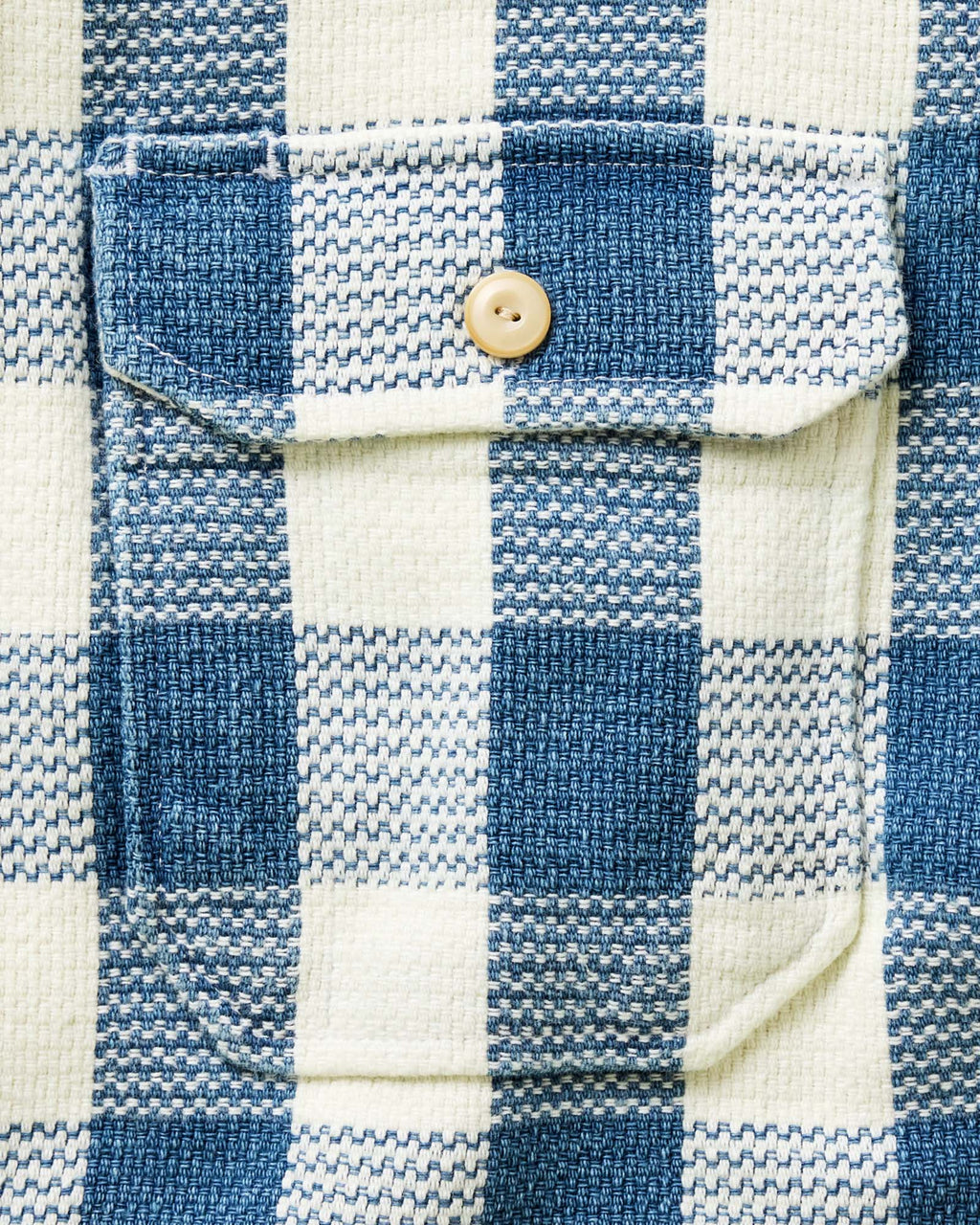 The Division Shirt in Washed Indigo Check