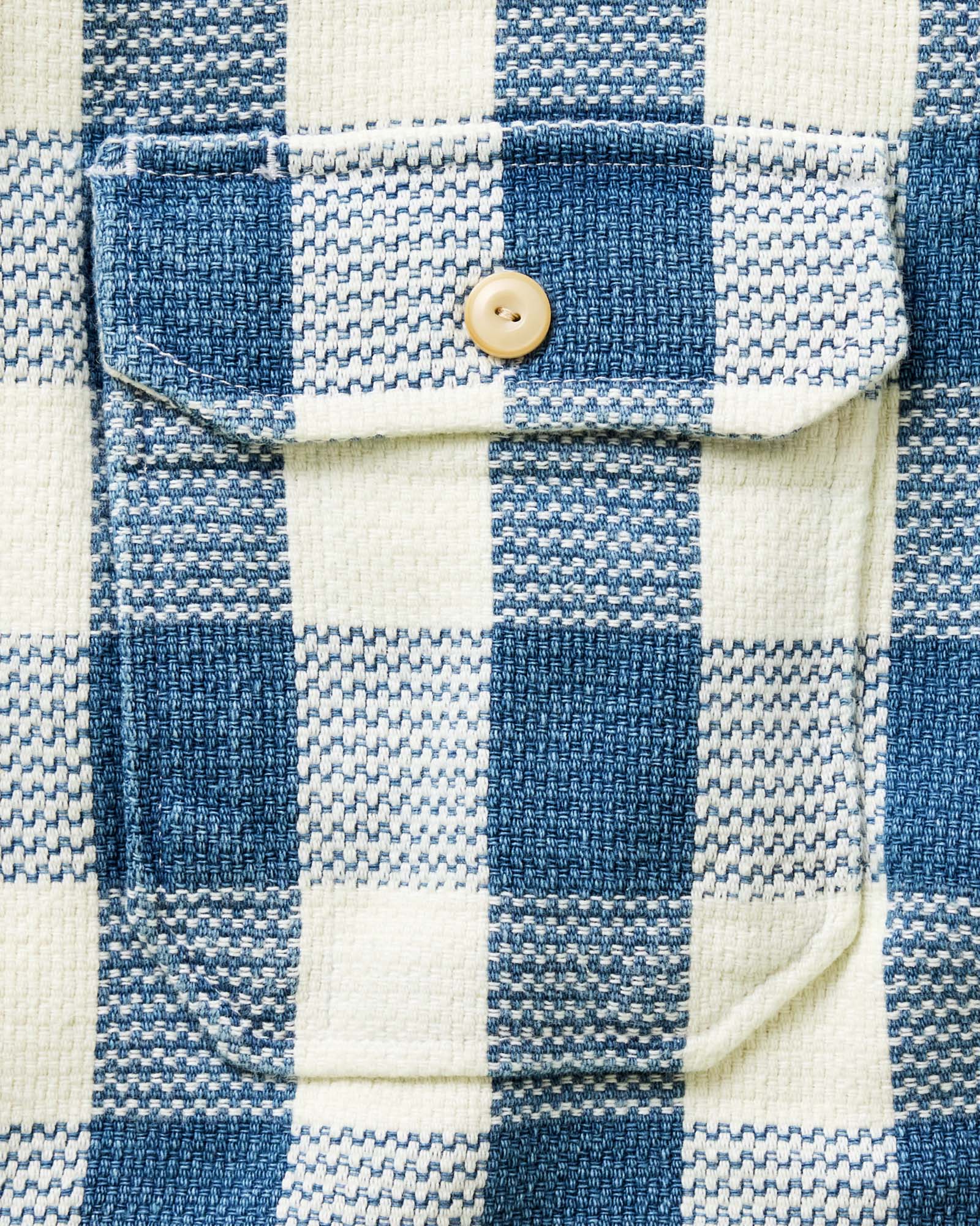 The Division Shirt in Washed Indigo Check