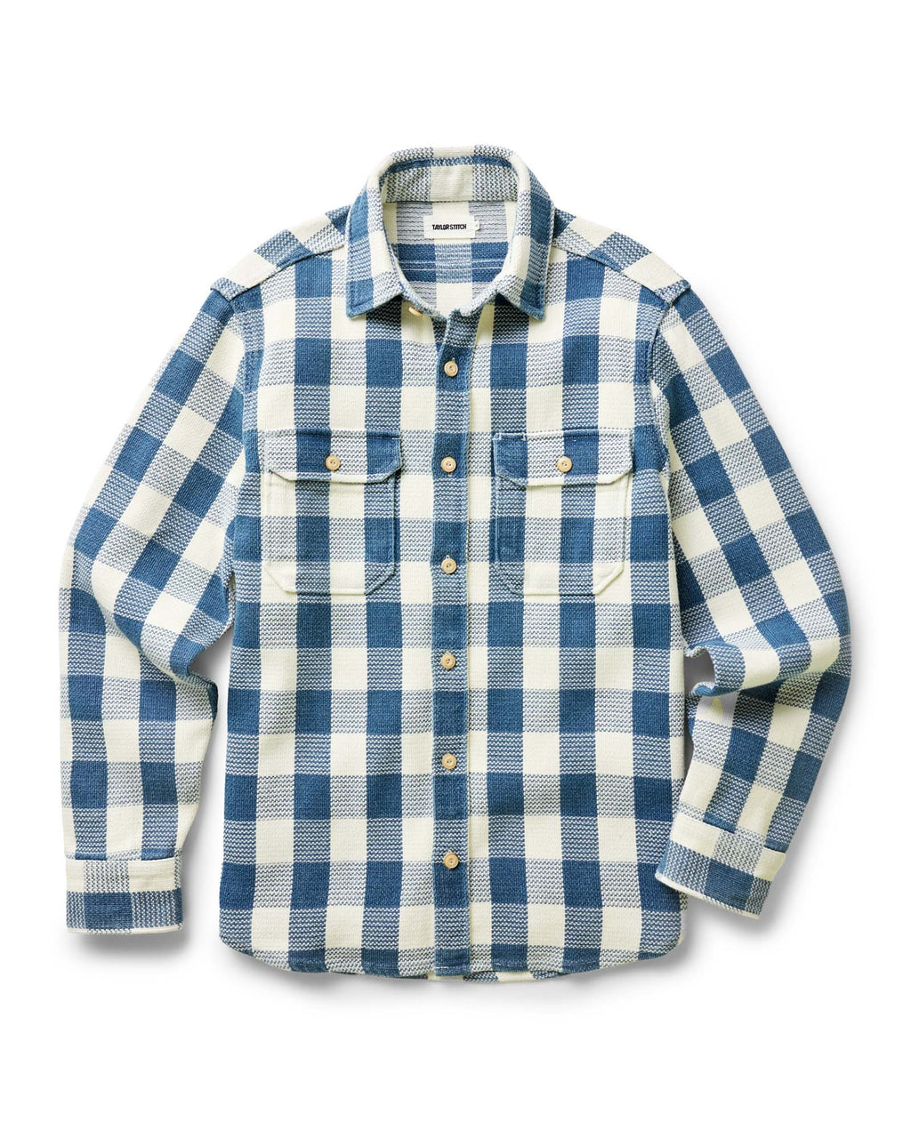 The Division Shirt in Washed Indigo Check