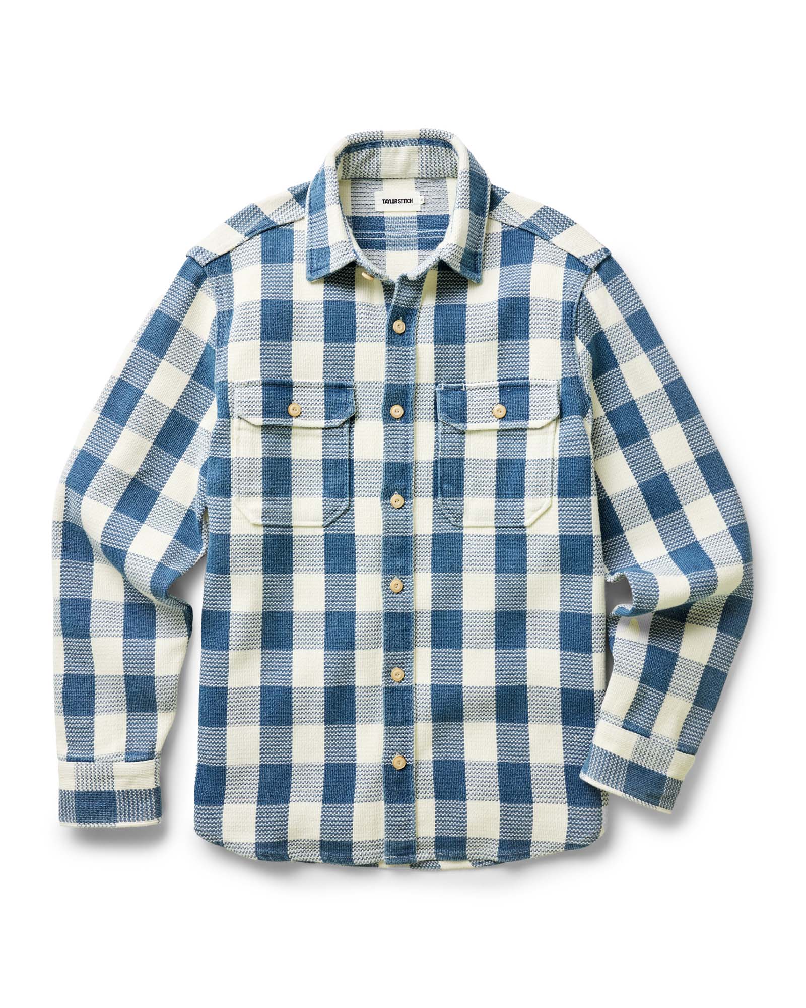 The Division Shirt in Washed Indigo Check