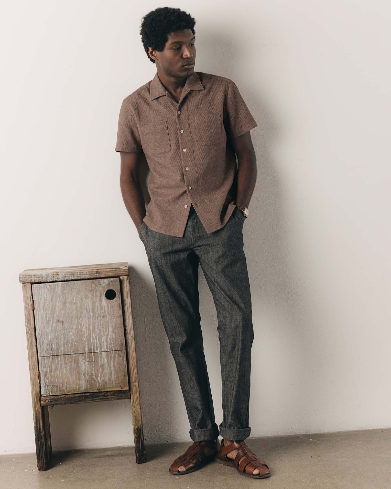 The Conrad Shirt in Port Twist