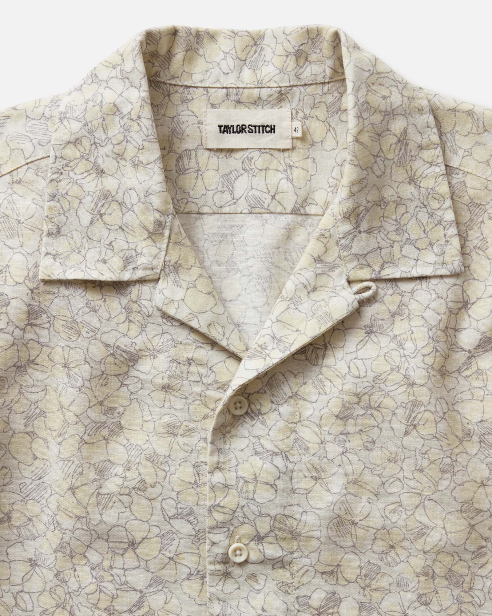 Grey Skies Floral Shirt K2689