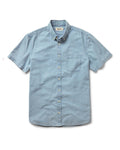The Short Sleeve Jack in Washed Indigo Oxford