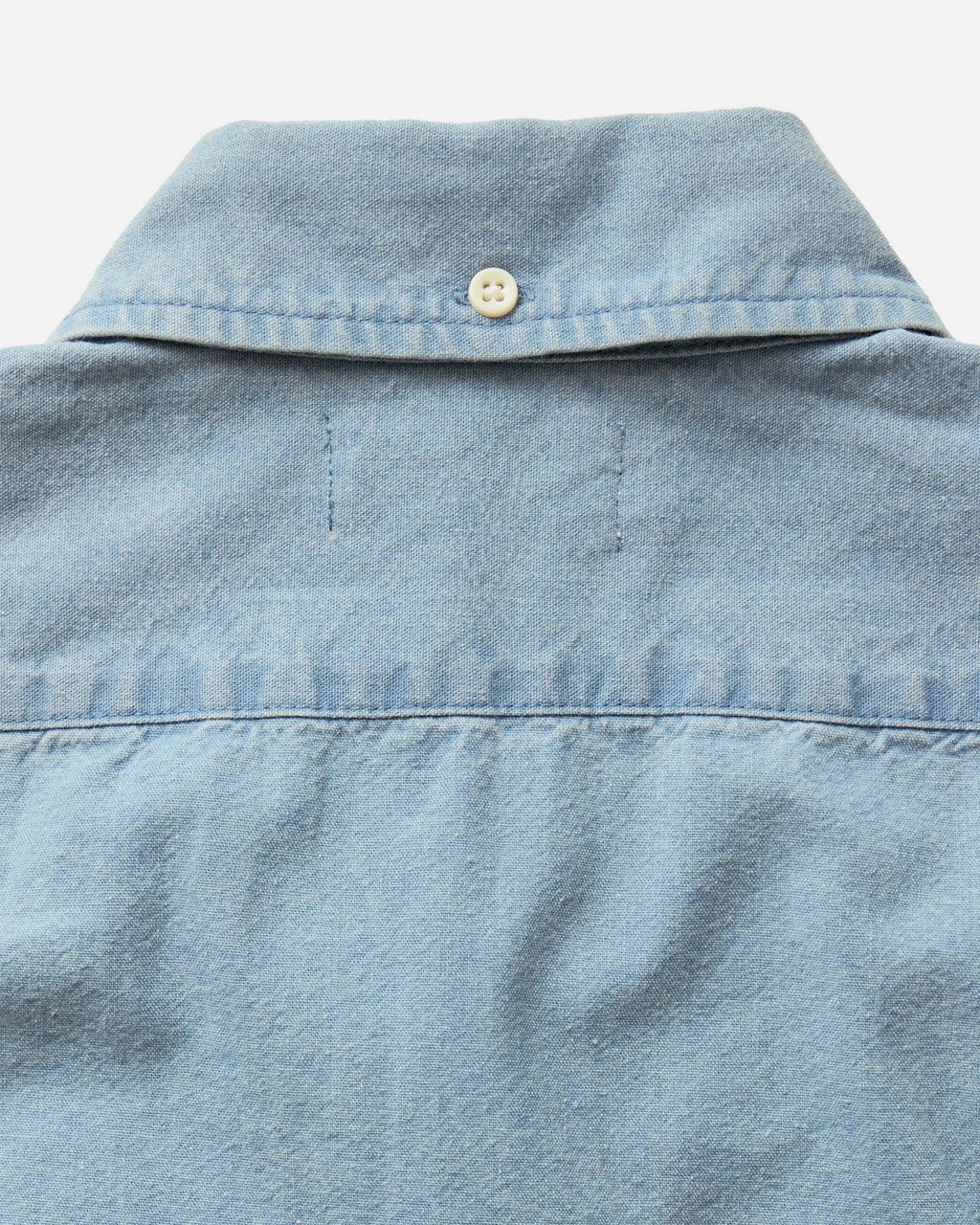 The Short Sleeve Jack in Washed Indigo Oxford
