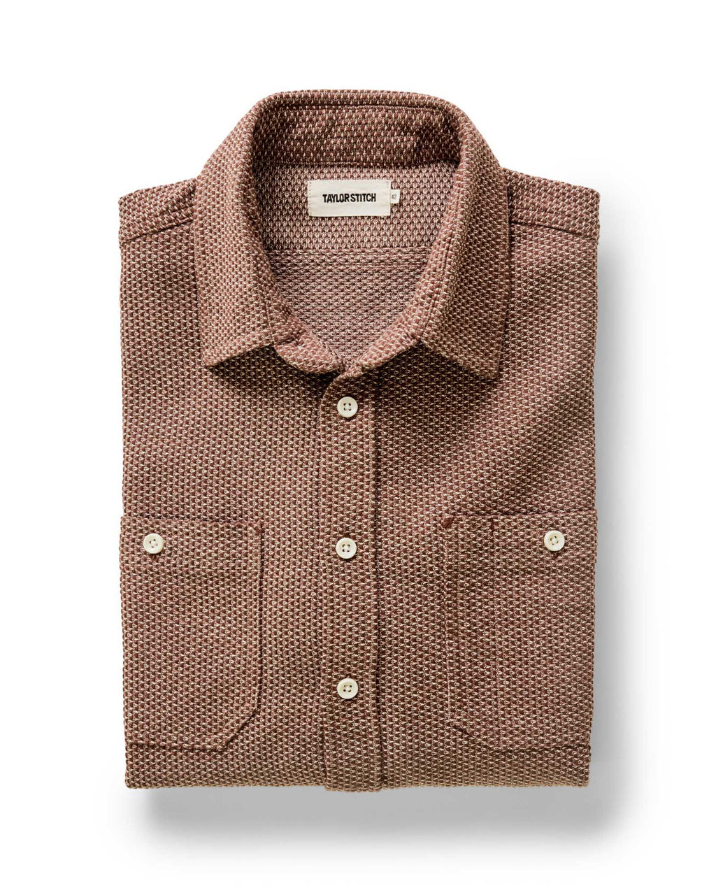 Utility Shirt in Brick Sashiko I4234