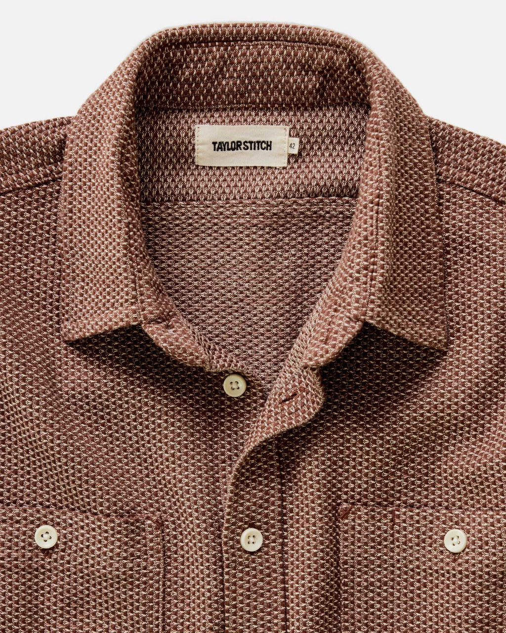 Utility Shirt in Brick Sashiko I4234