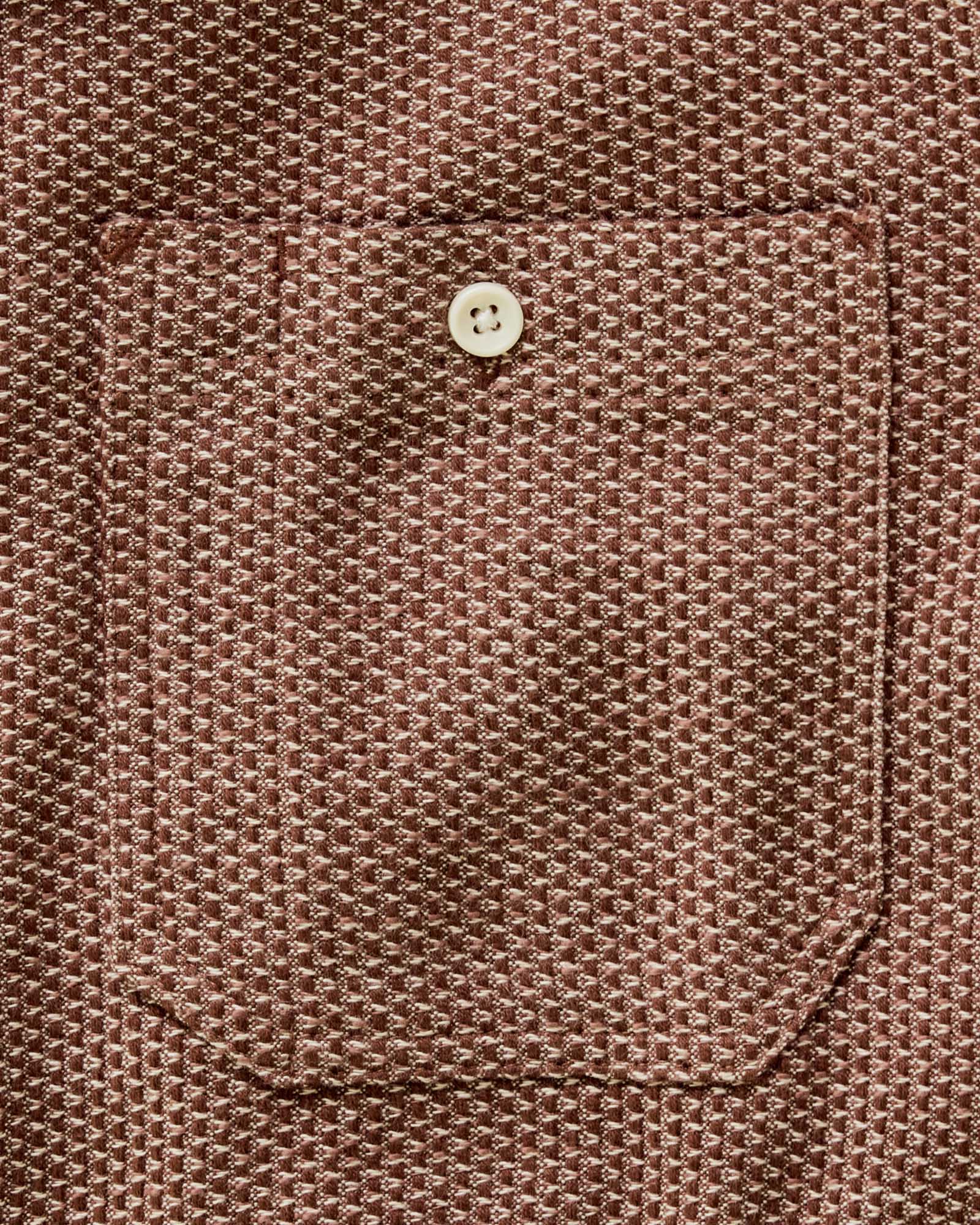 Utility Shirt in Brick Sashiko I4234