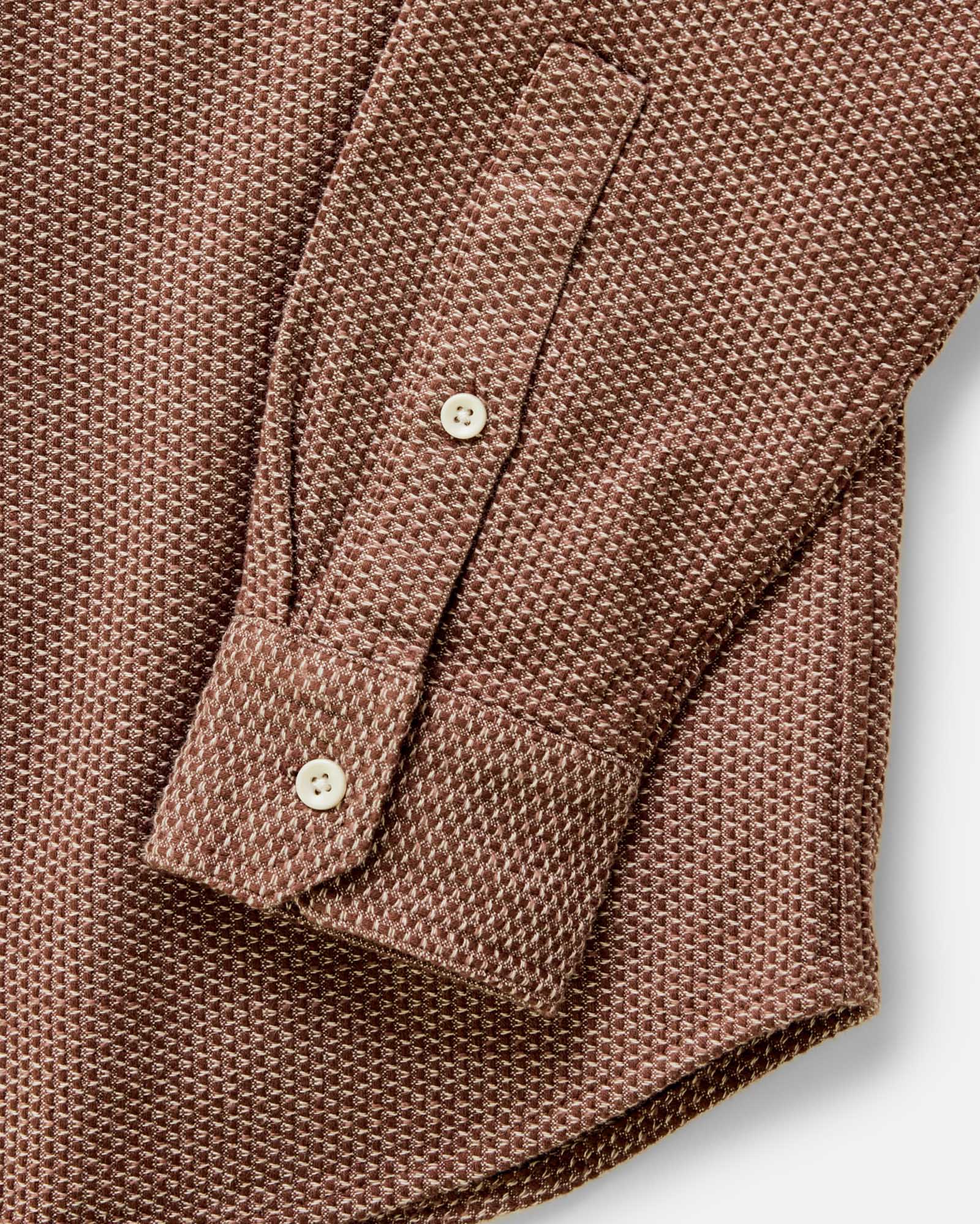 Utility Shirt in Brick Sashiko I4234