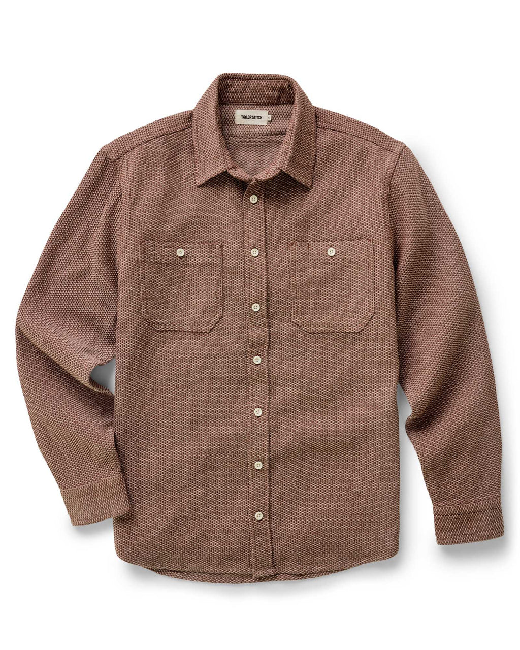 Utility Shirt in Brick Sashiko I4234