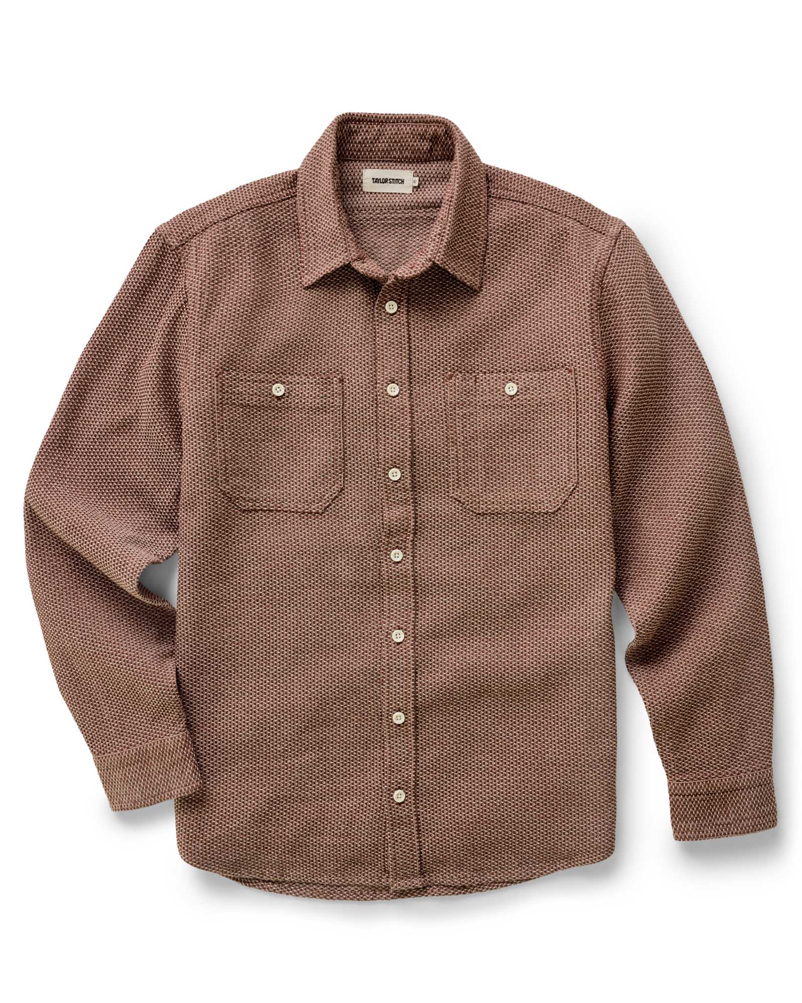 Utility Shirt in Brick Sashiko I4234