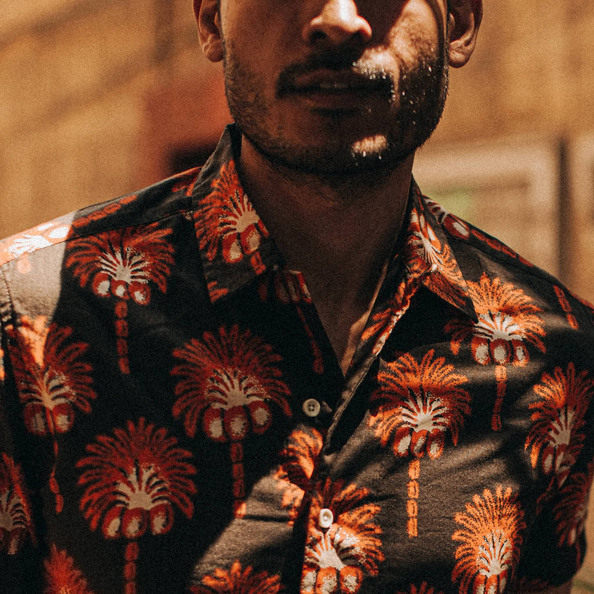 Short Sleeve Shirt in Mirage Palm J316
