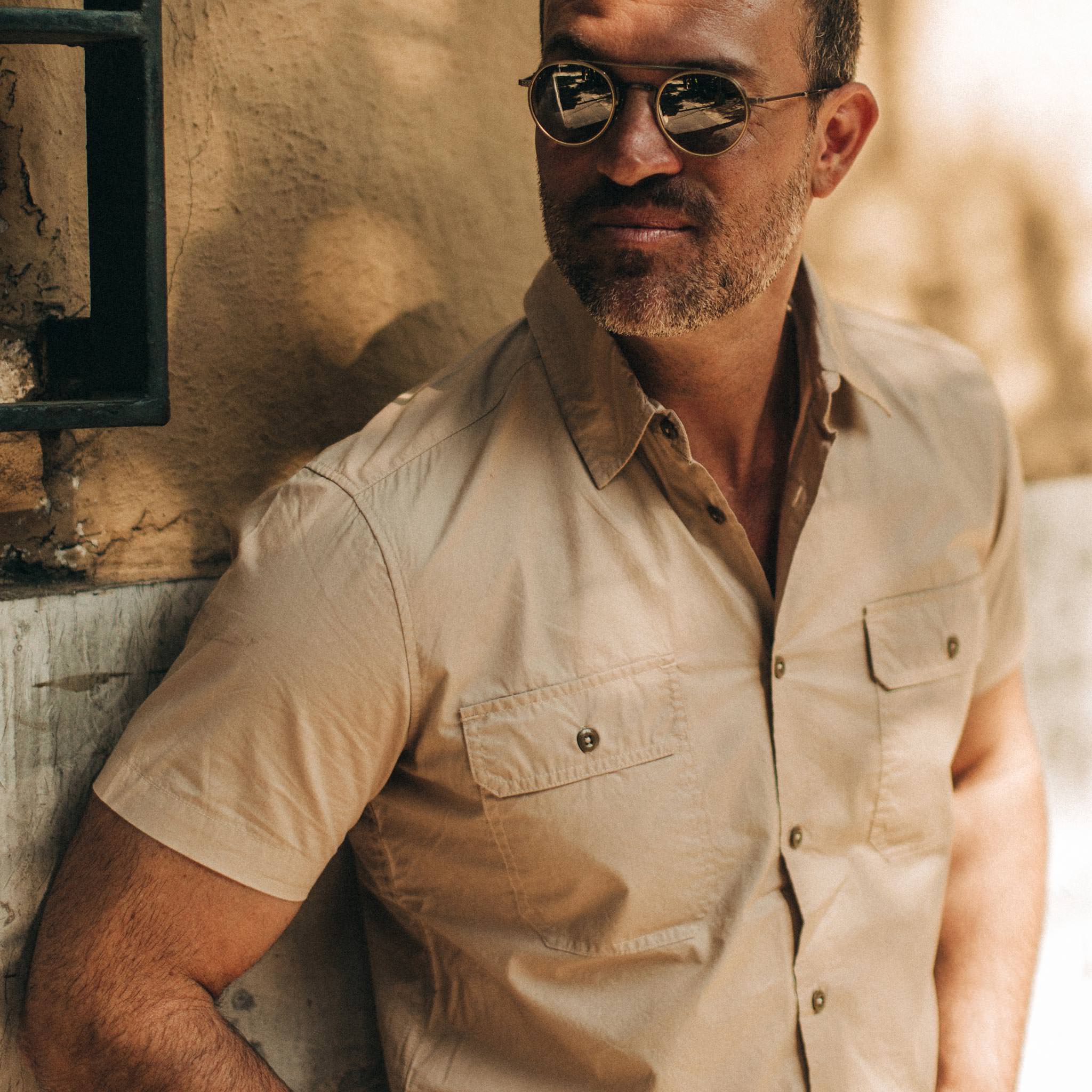 Khaki Short Sleeve Officer Shirt K229