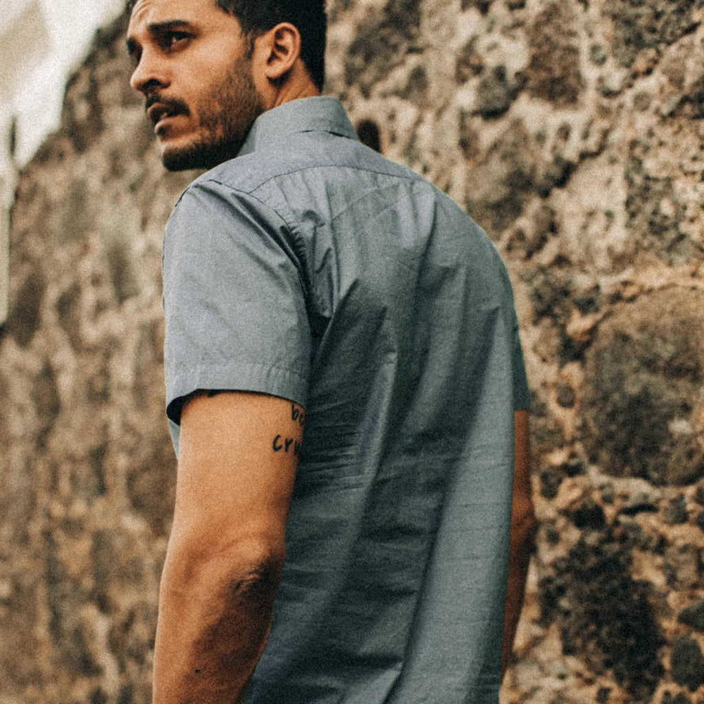 Officer Shirt in Slate Z739