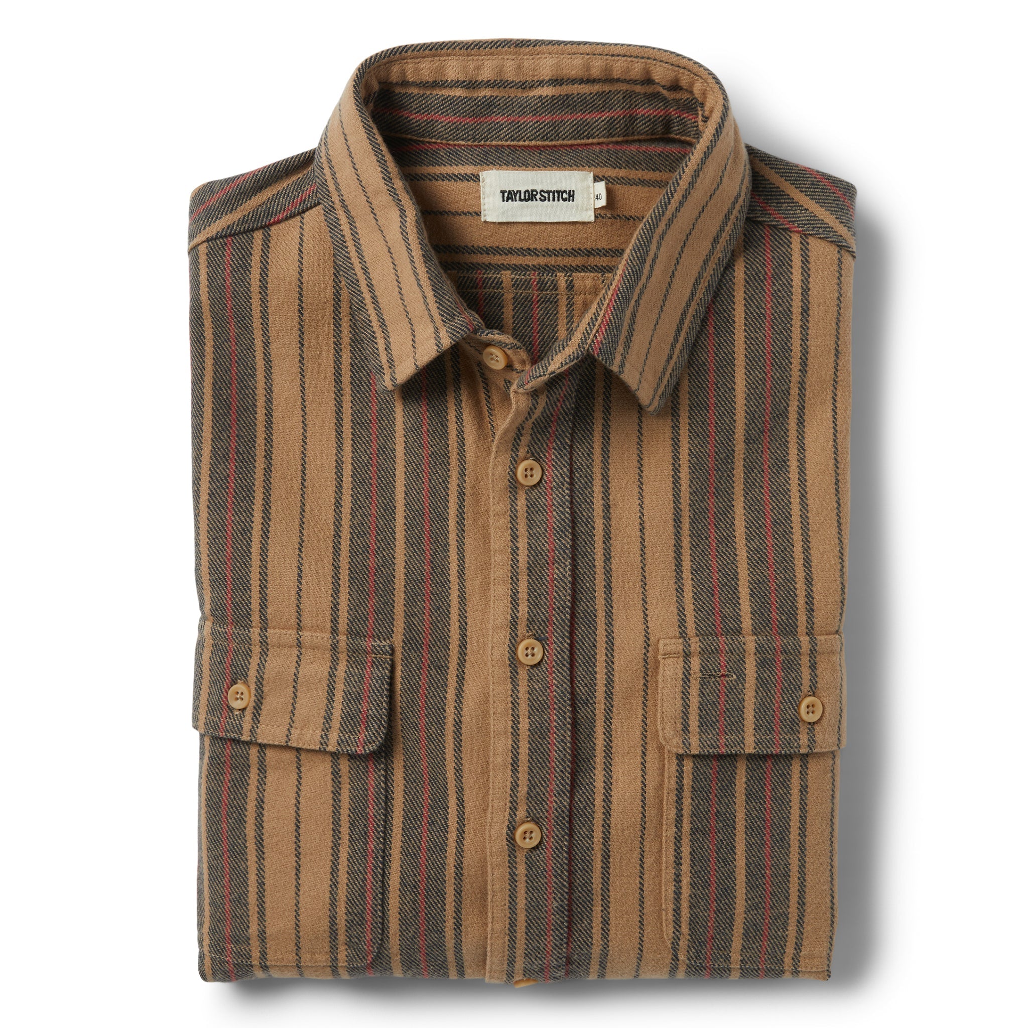 The Ledge Shirt in Sunset Stripe