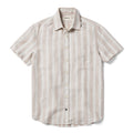 Dusty Rose Stripe Short Sleeve Shirt X1181