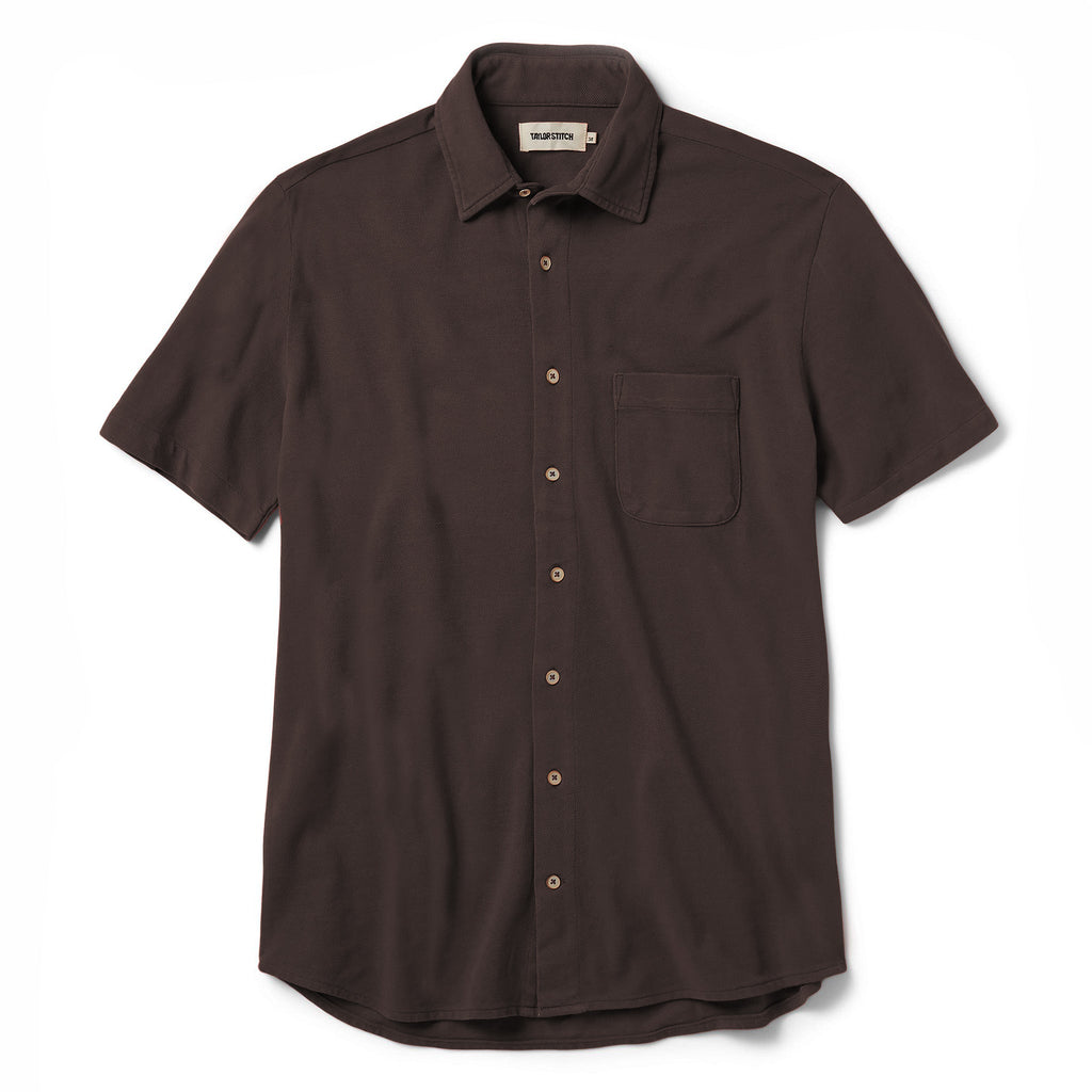 Espresso Pique Short Sleeve Shirt A36809